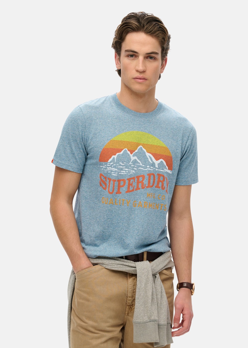 Cl Great Outdoors Relaxed Tee, Desert Sky Blue Grit, 2xl, T-Shirts | Herr - Kläder - T-shirts | Padelspecialisterna