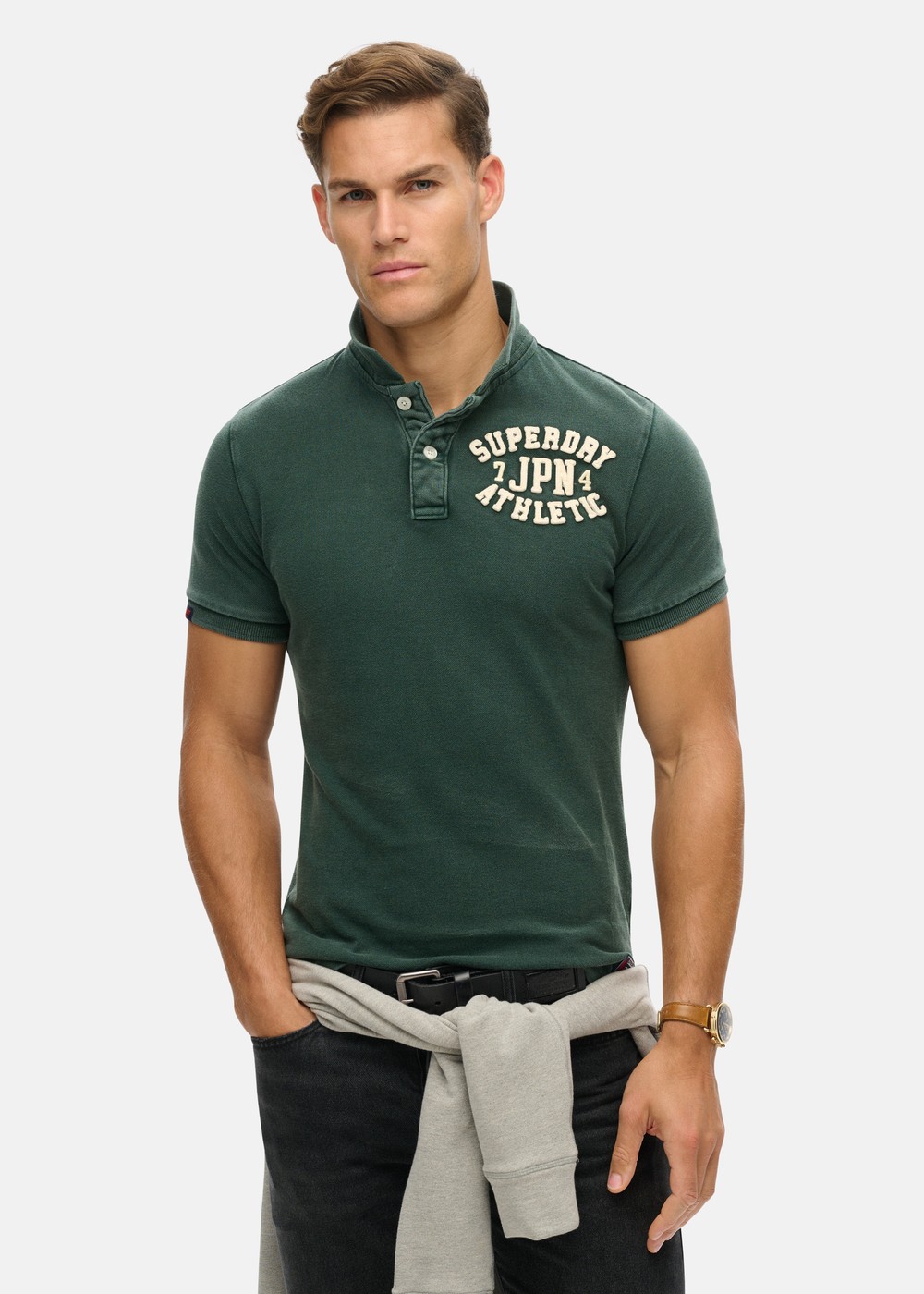 Vintage Athletic Polo, Enamel Green, Xl, Bomullspikéer | Mode - Pikétröjor - Bomullspikéer | Padelspecialisterna