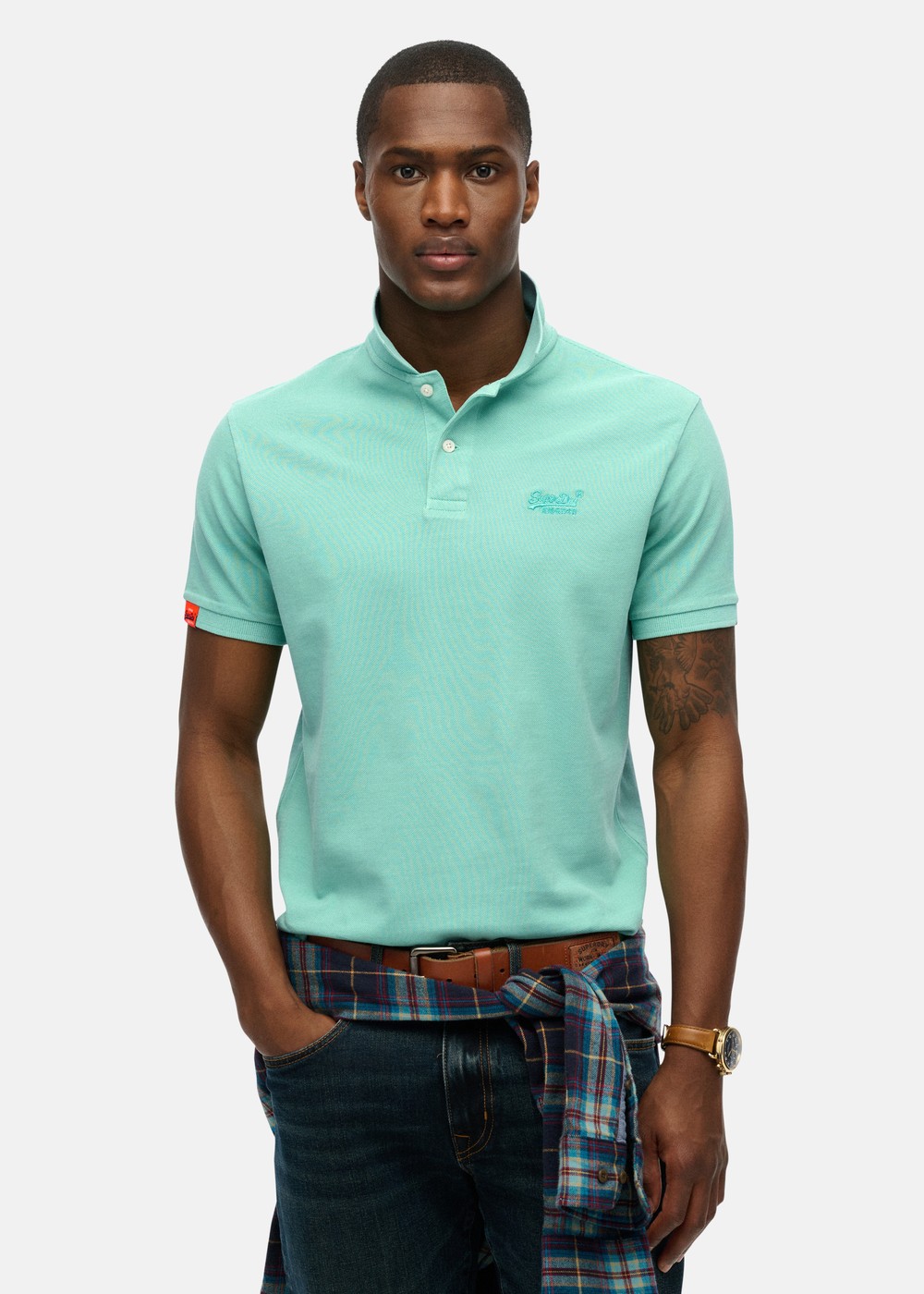 Vint Destroy Polo, Spearmint Light Green, Xl, Bomullspikéer | Mode - Pikétröjor - Bomullspikéer | Padelspecialisterna
