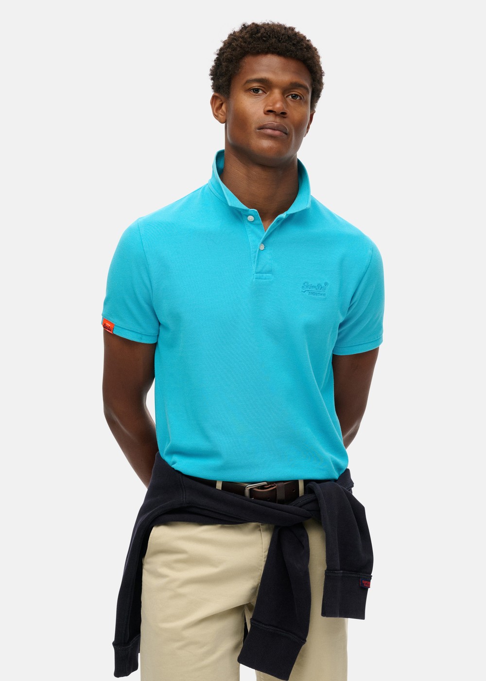 Vint Destroy Polo, Blue Lagoon, Xl, Bomullspikéer | Mode - Pikétröjor - Bomullspikéer | Padelspecialisterna