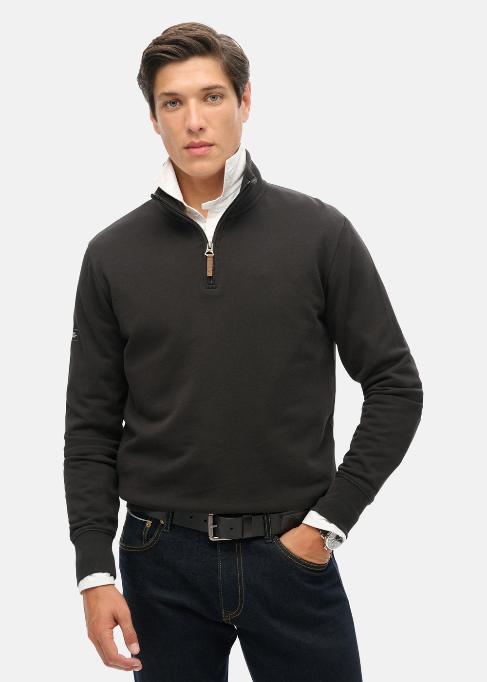 Core Logo Henley, Black, 3xl, Sweatshirts | Herr - Kläder - Tröjor - Sweatshirts | Padelspecialisterna
