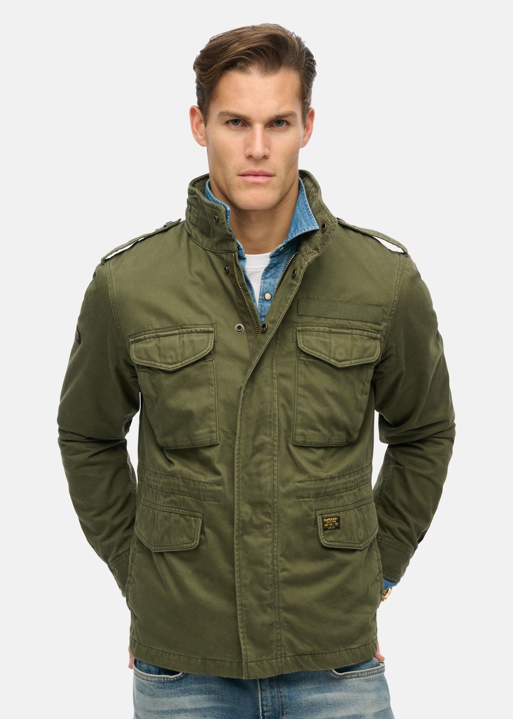 Rookie Field Jacket, Army Khaki Green, L, Höstjackor | Herr - Kläder - Jackor - Höstjackor | Padelspecialisterna