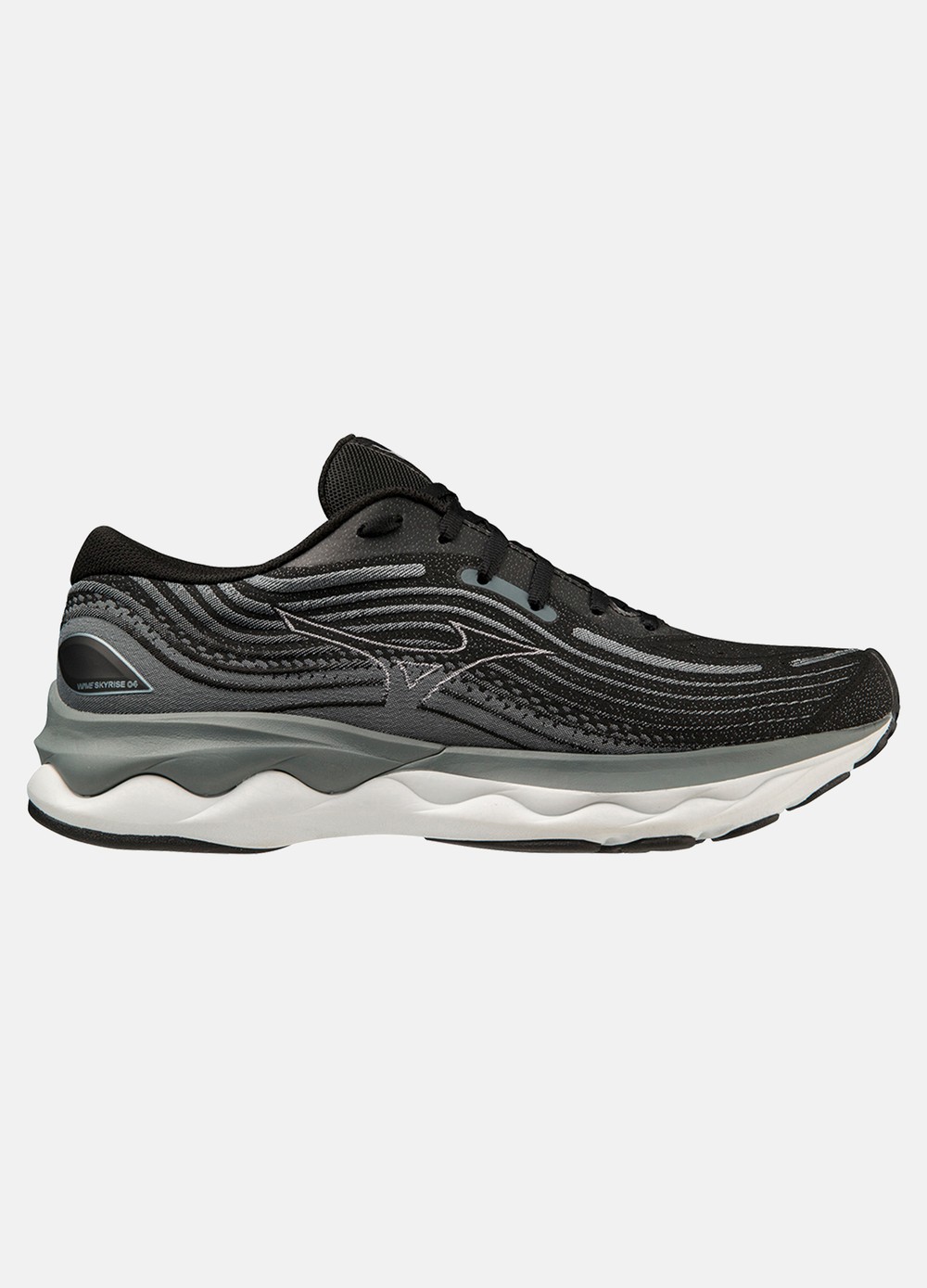 Wave Skyrise 4, Black/White/Stormy Weather, 42 (Uk 8), Neutrala Löparskor | Skor - Träningsskor - Löparskor - Neutrala löparskor | Padelspecialisterna
