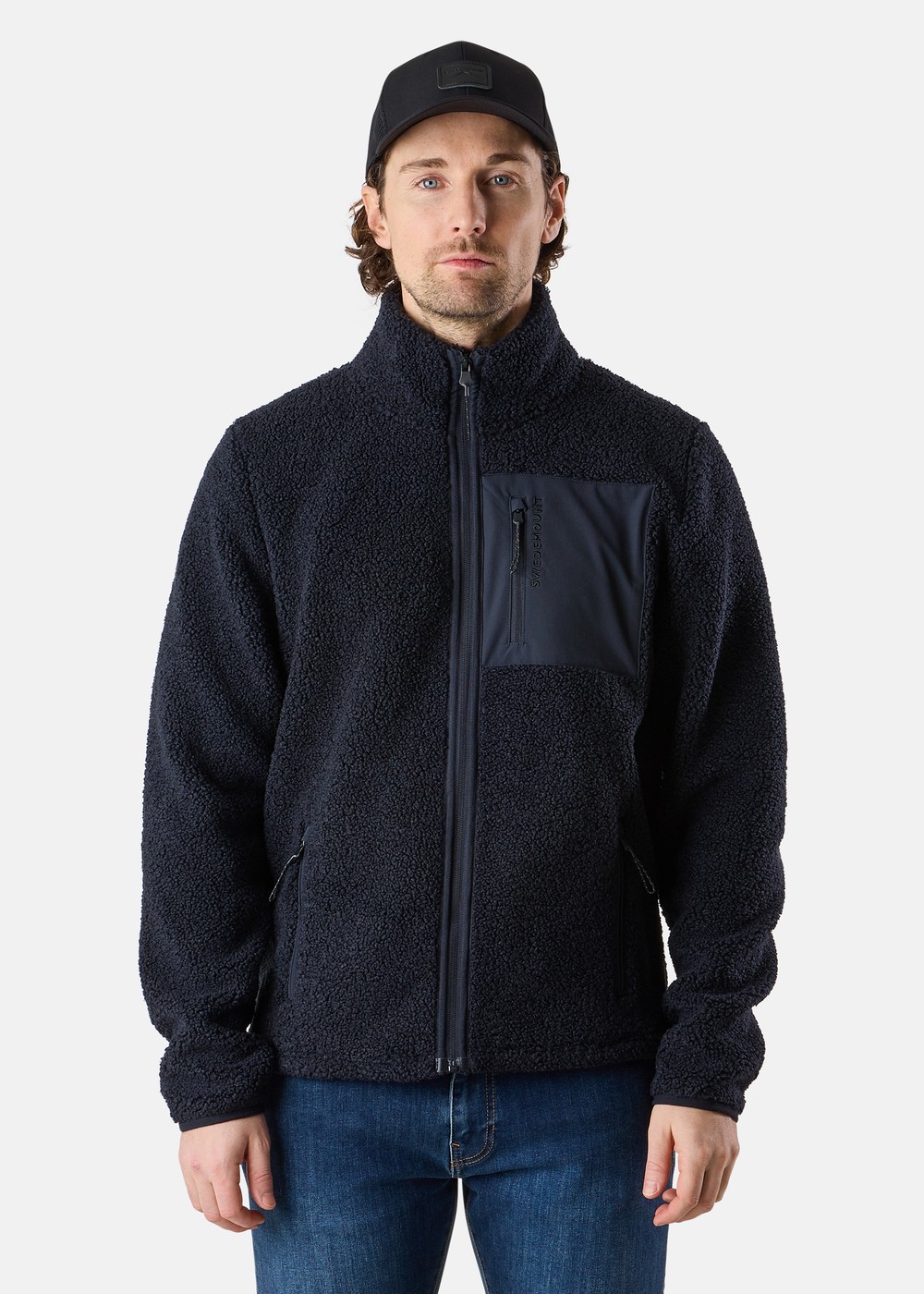 Lofoten Pile Jacket, Dk. Navy/Dk. Navy, M, Fleecetröjor | Herr - Kläder - Tröjor - Fleecetröjor | Padelspecialisterna