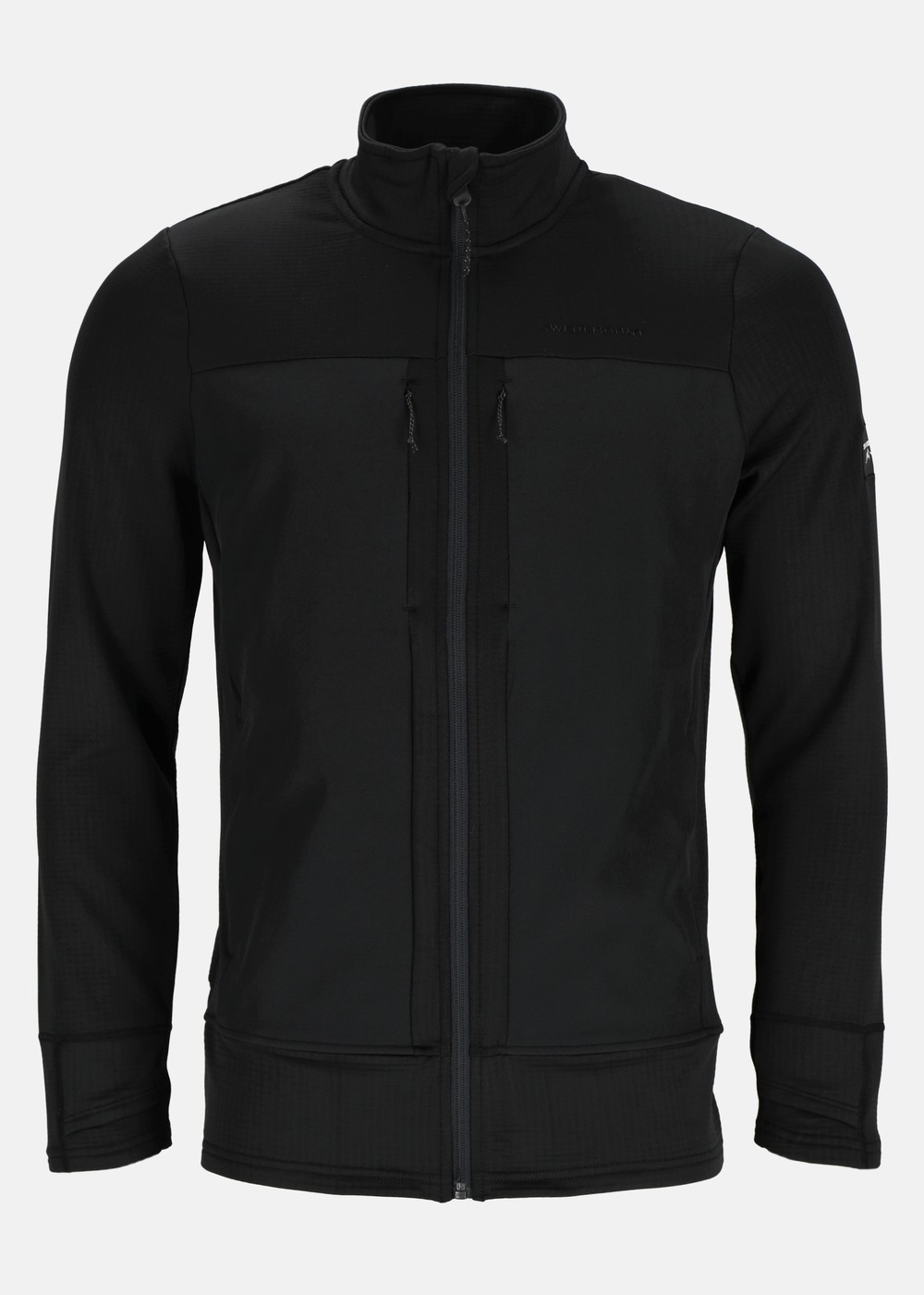 Trondheim Wind Mid Layer Full Zip, Black, S, Tröjor | Herr - Aktivitet - Outdoorkläder - Tröjor | Padelspecialisterna
