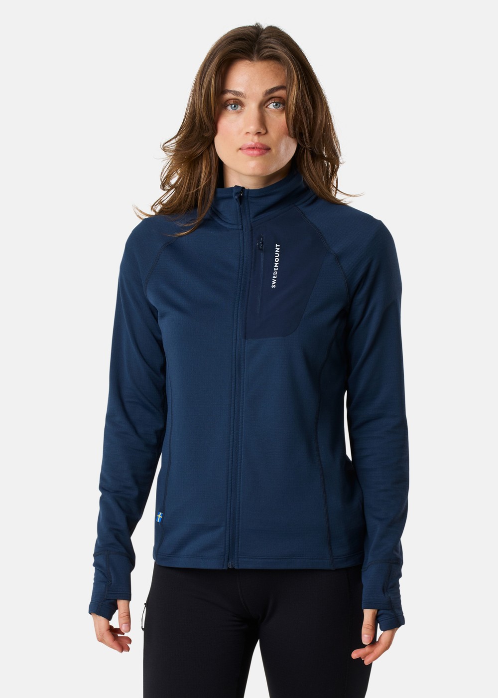 Ultra Light Tech Midlayer Full Zip W, Navy, 40, Hoodies | Dam - Kläder - Tröjor - Hoodies | Padelspecialisterna