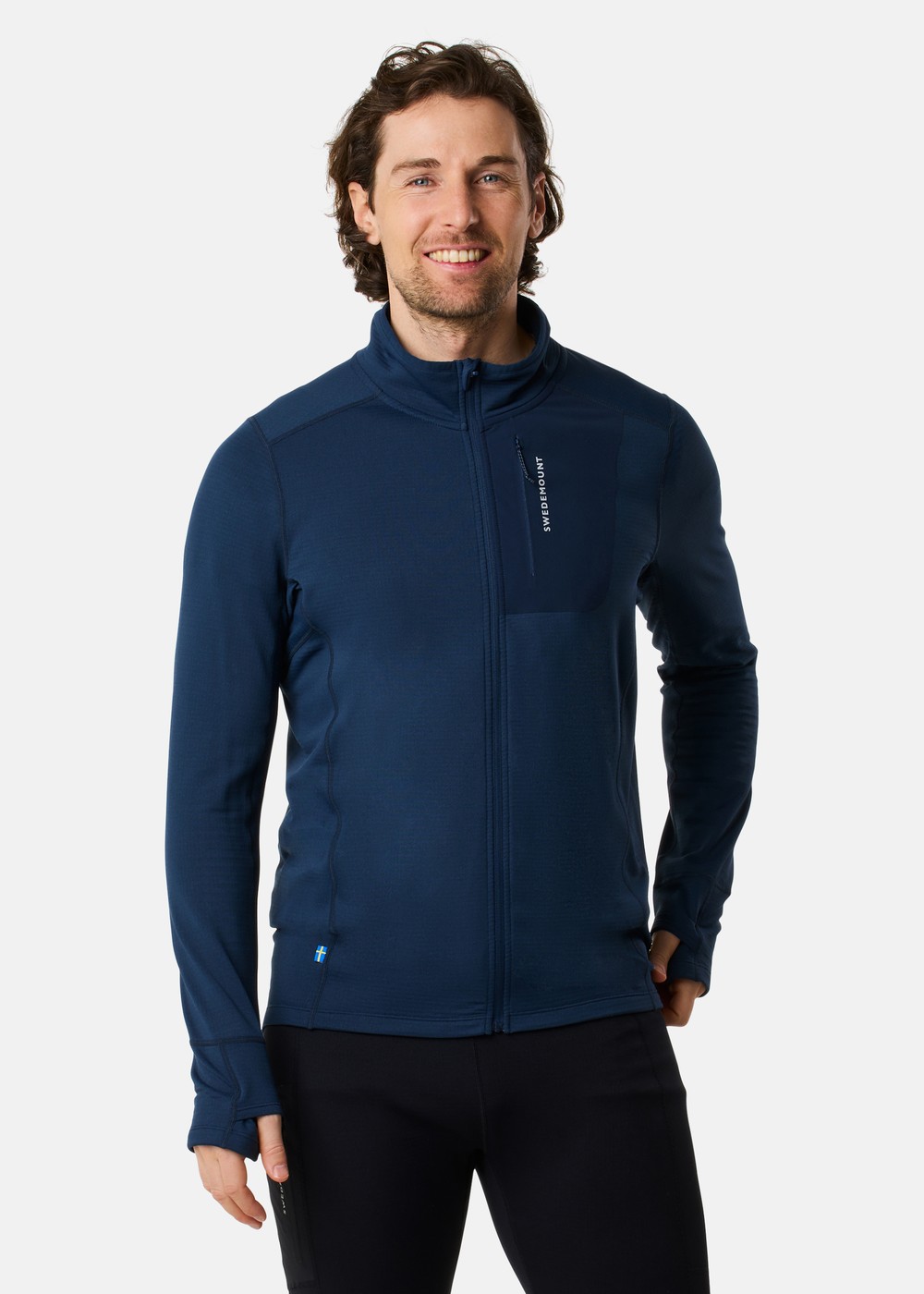 Ultra Light Tech Midlayer Full Zip, Navy, S, Hoodies | Herr - Kläder - Tröjor - Hoodies | Padelspecialisterna