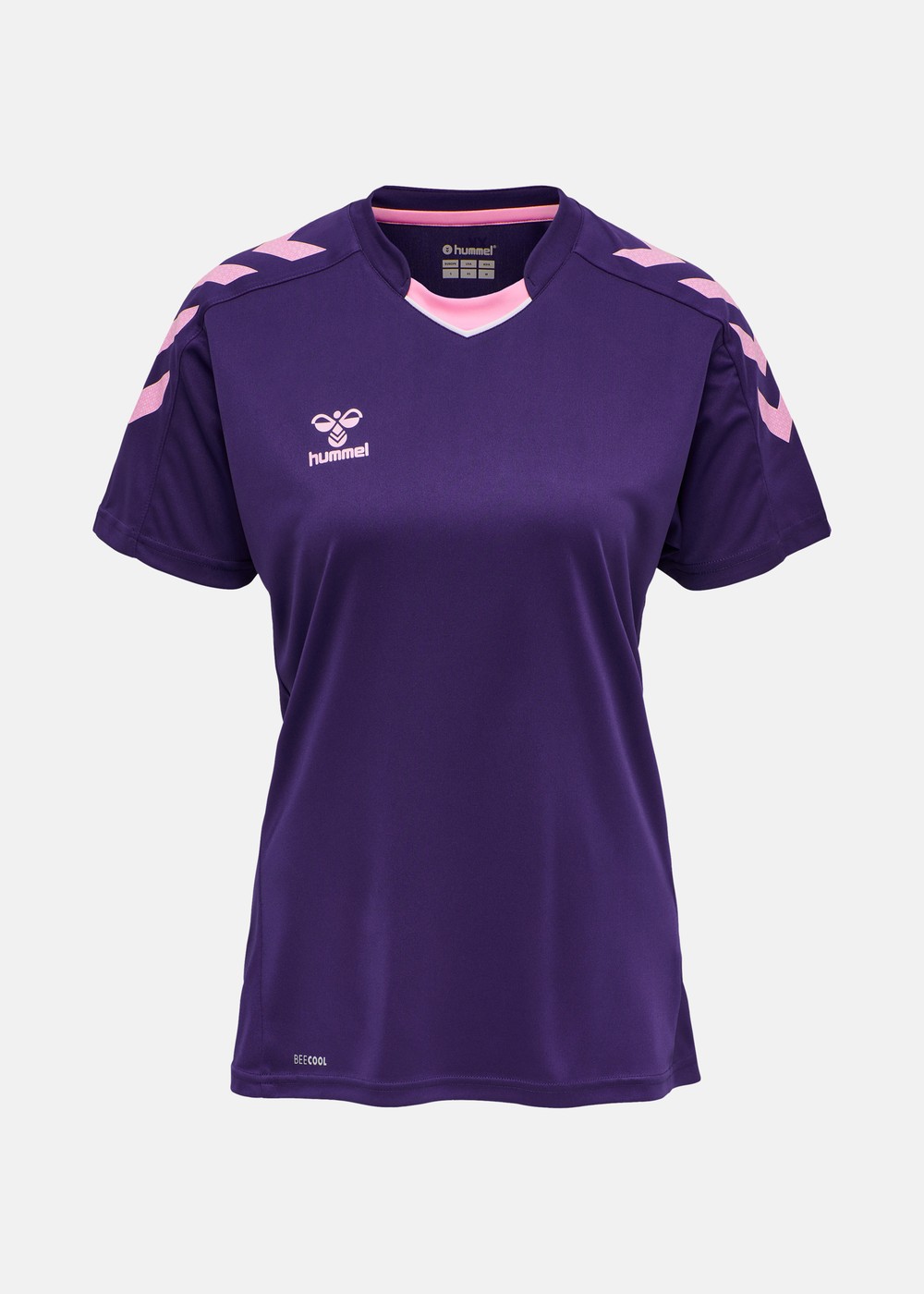 Hmlcore Xk Poly Jersey S/S Wom, Acai, S, Löpar-T-Shirts | Dam - Aktivitet - Löparkläder - Löpar-t-shirts | Padelspecialisterna