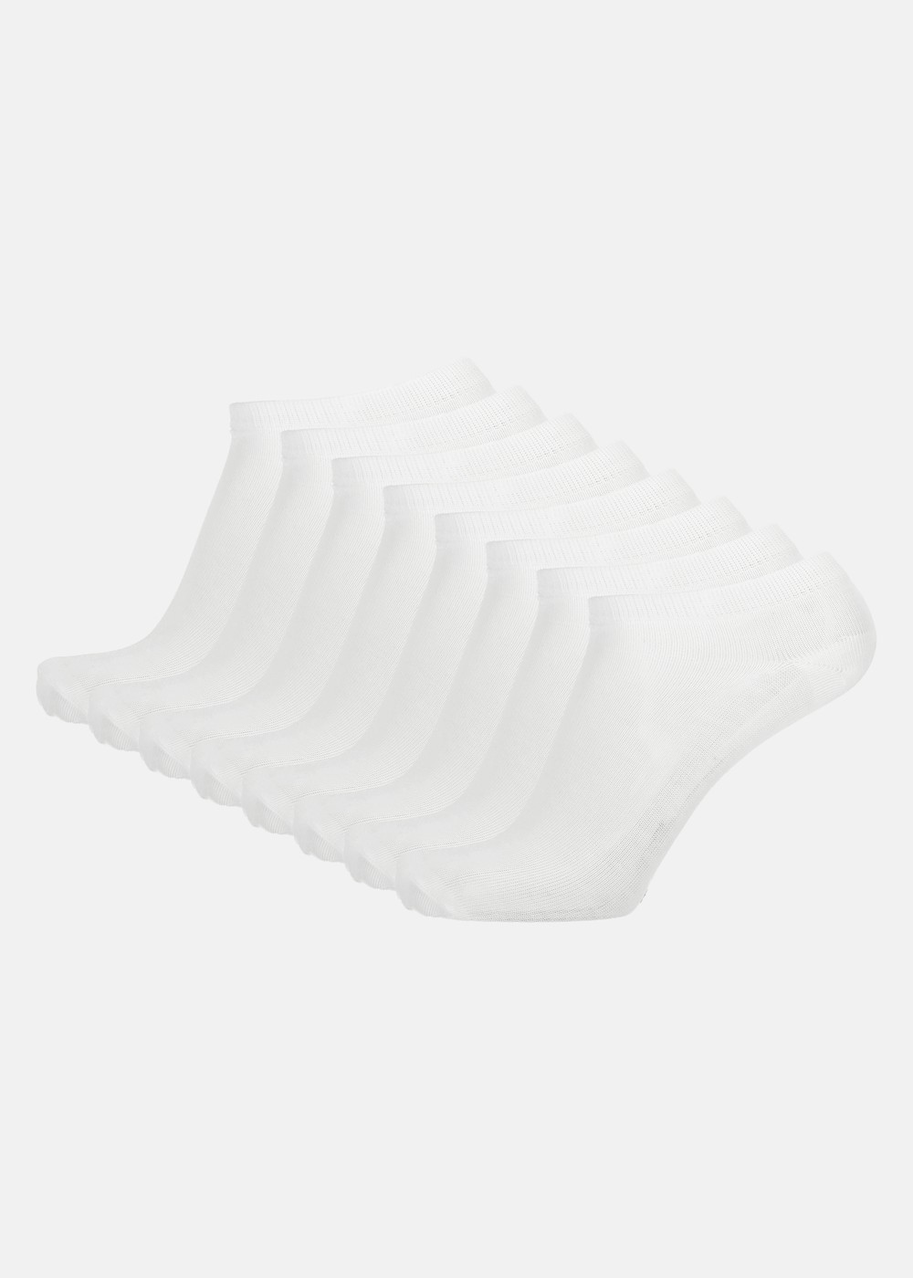 Ankle Sock 8-Pack, White, 35-38, Bomullsstrumpor | Dam - KlÀder - Strumpor - Bomullsstrumpor | Padelspecialisterna