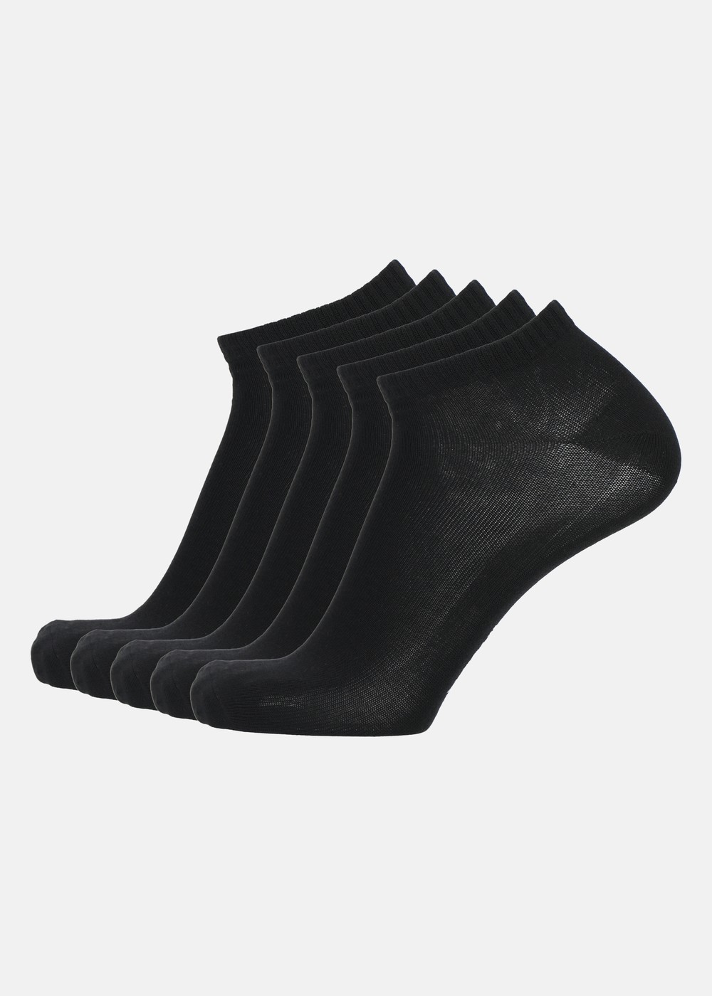 Bamboo Ankle Sock 5-Pack, Black, 43-46, Bomullsstrumpor | Herr - KlÀder - Strumpor - Bomullsstrumpor | Padelspecialisterna