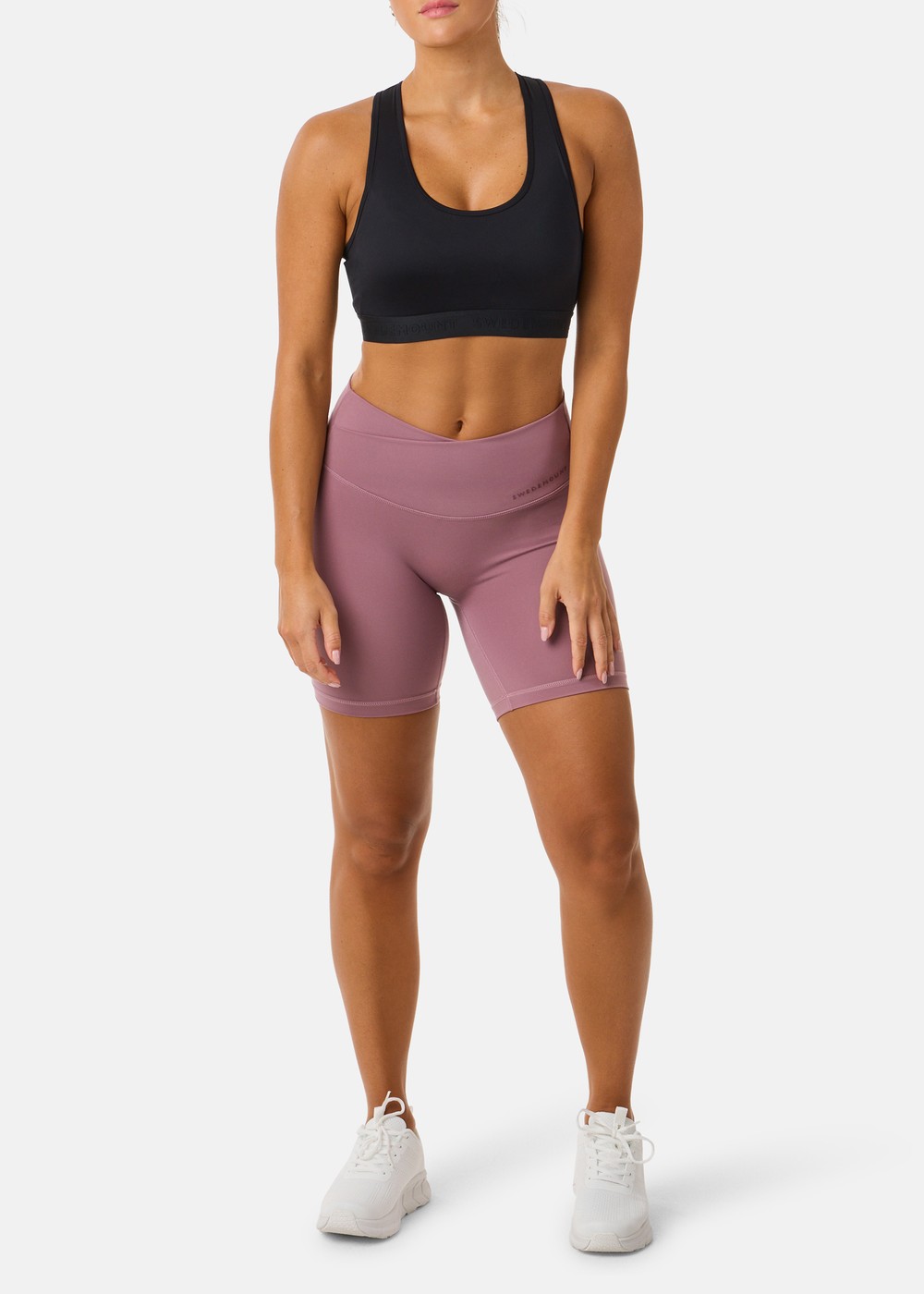 Core Wrap Short Tights W, Dk. Mauve, 46, Träningsshorts | Dam - Kläder - Shorts - Träningsshorts | Padelspecialisterna