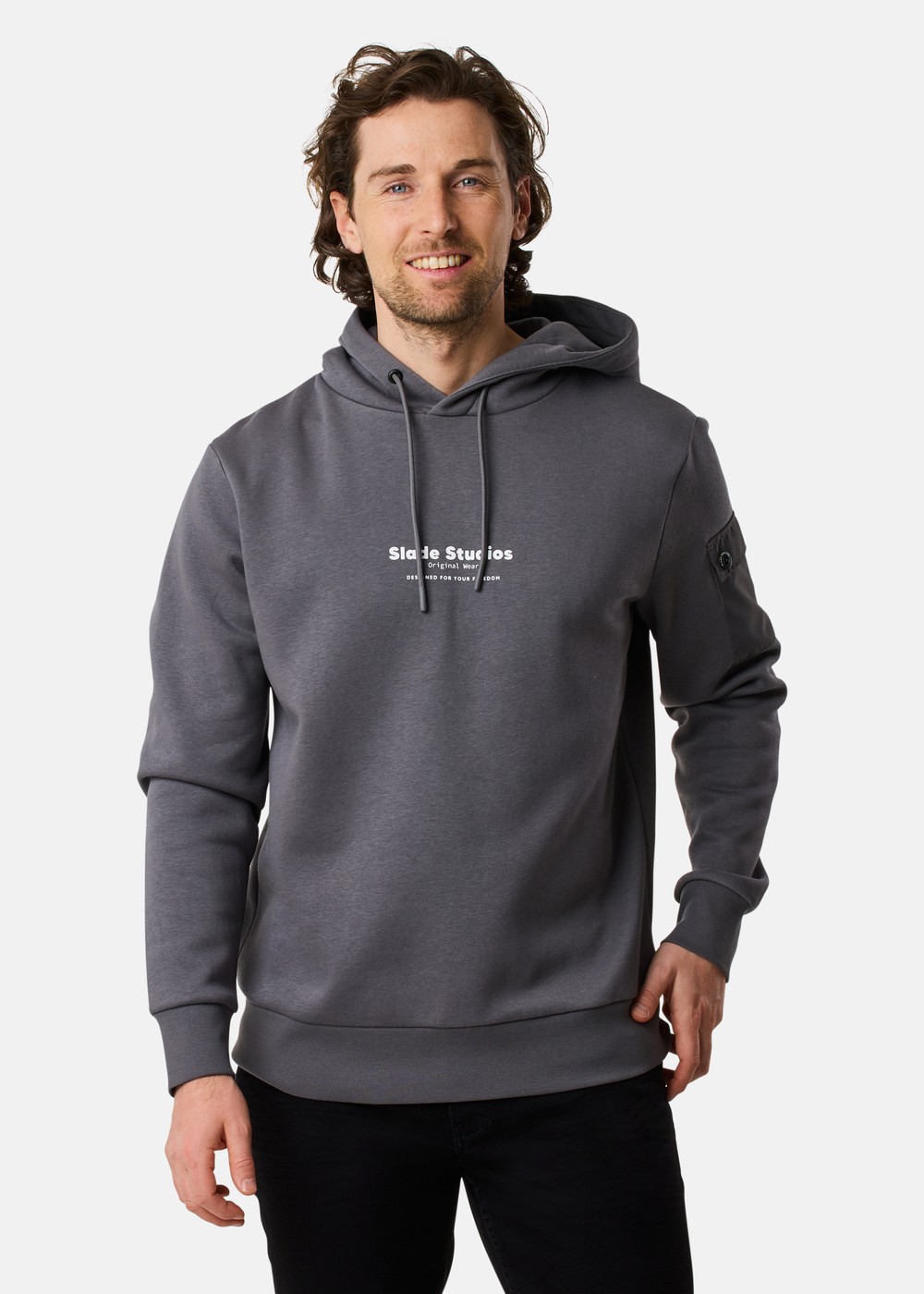 Slade Original Hood, Tea Grey, M, Hoodies | Herr - Kläder - Tröjor - Hoodies | Padelspecialisterna