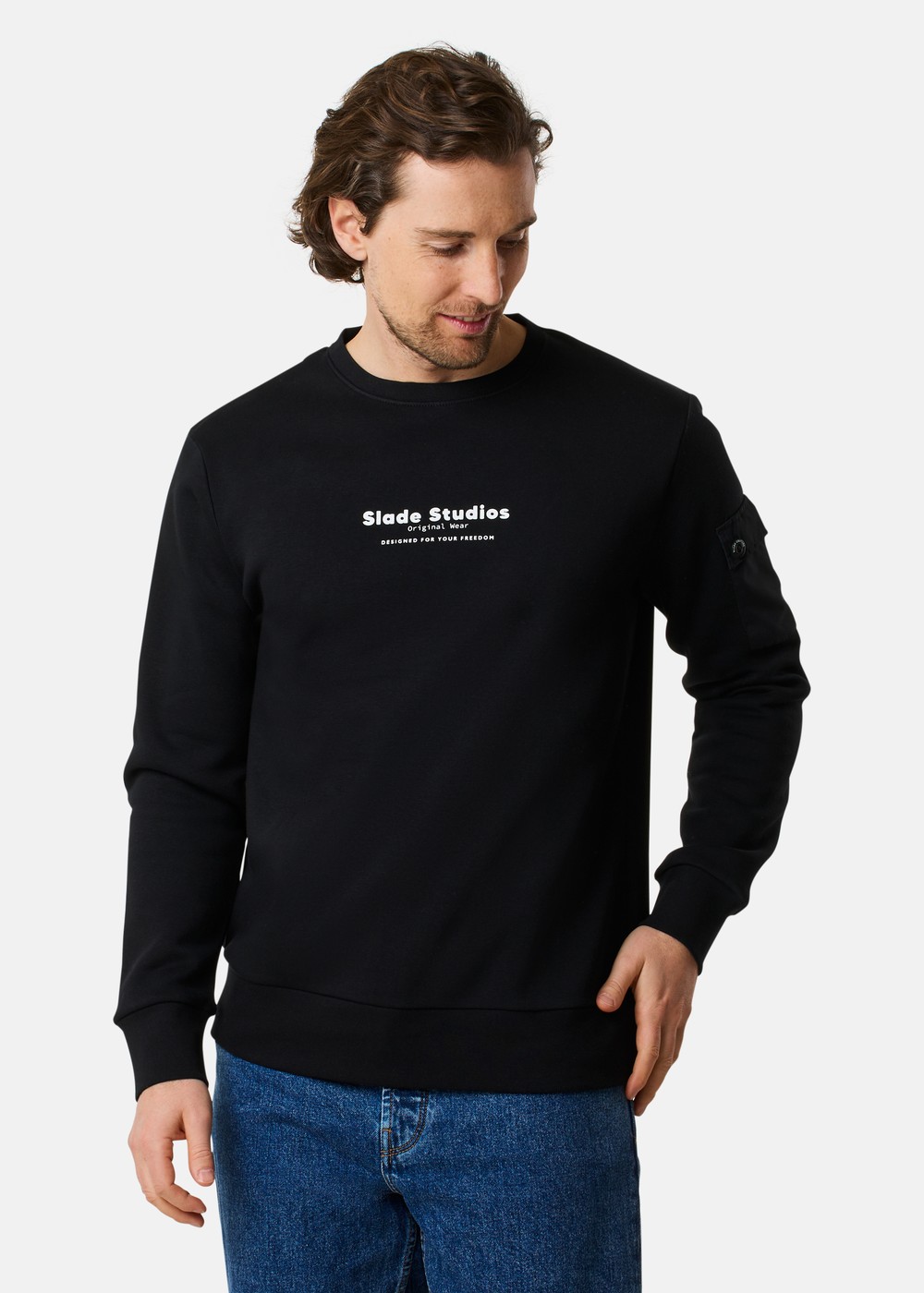 Slade Original Crewneck, Black, Xs, Sweatshirts | Herr - Kläder - Tröjor - Sweatshirts | Padelspecialisterna
