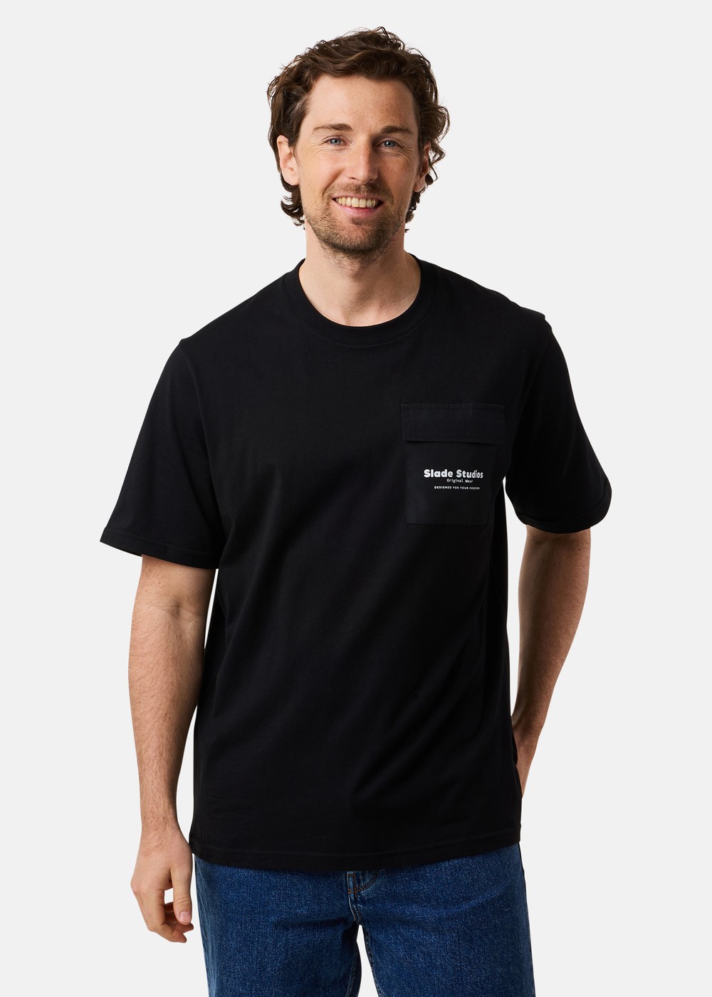 Slade Pocket Tee, Black, 3xl, T-Shirts | Herr - Kläder - T-shirts | Padelspecialisterna