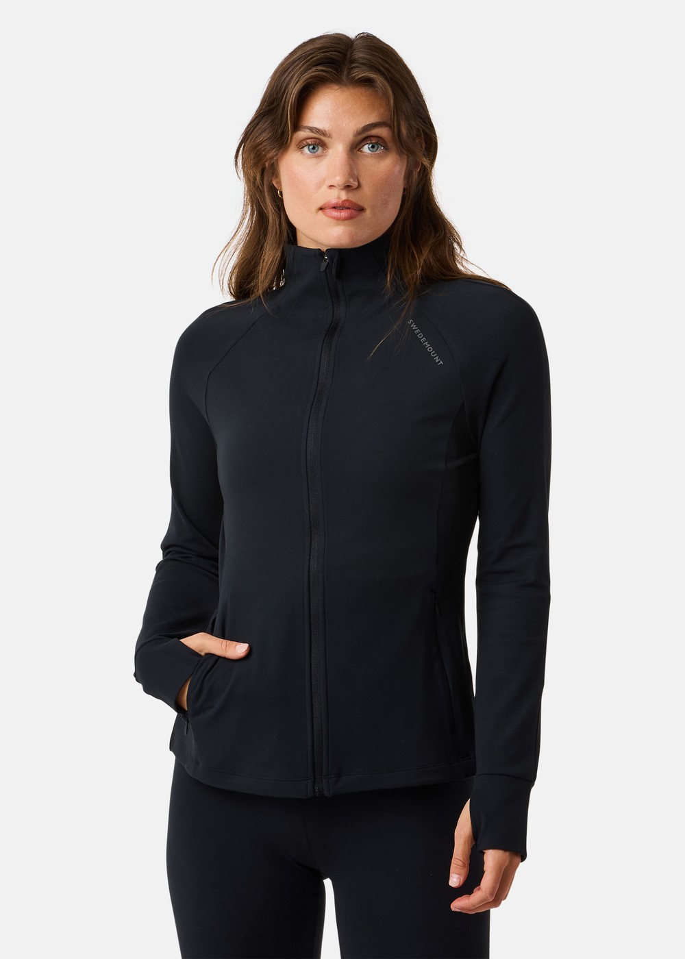 Move Full Zip Jacket W, Black, 38, Träningsjackor | Dam - Kläder - Jackor - Träningsjackor | Padelspecialisterna