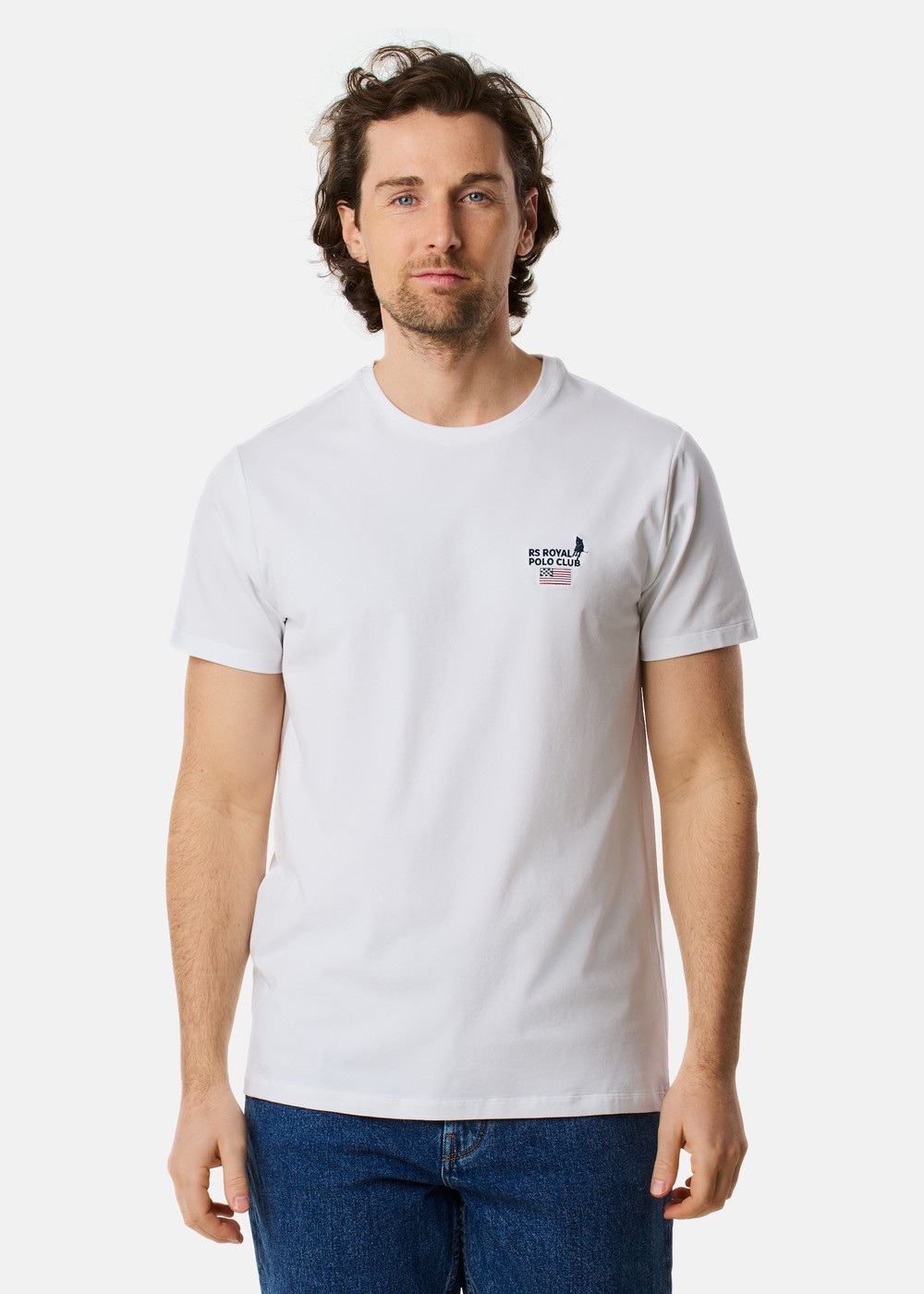 Rs Polo Crew Tee, White, 4xl, T-Shirts | Herr - Kläder - T-shirts | Padelspecialisterna