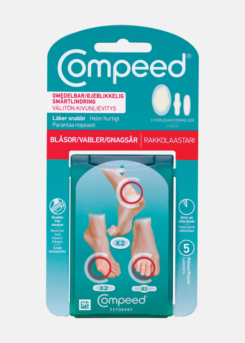 Skavsårsplåster Mix Pack, Onecolour, Onesize, Träningstillbehör | Herr - Aktivitet - Träningskläder - Träningstillbehör | Padelspecialisterna