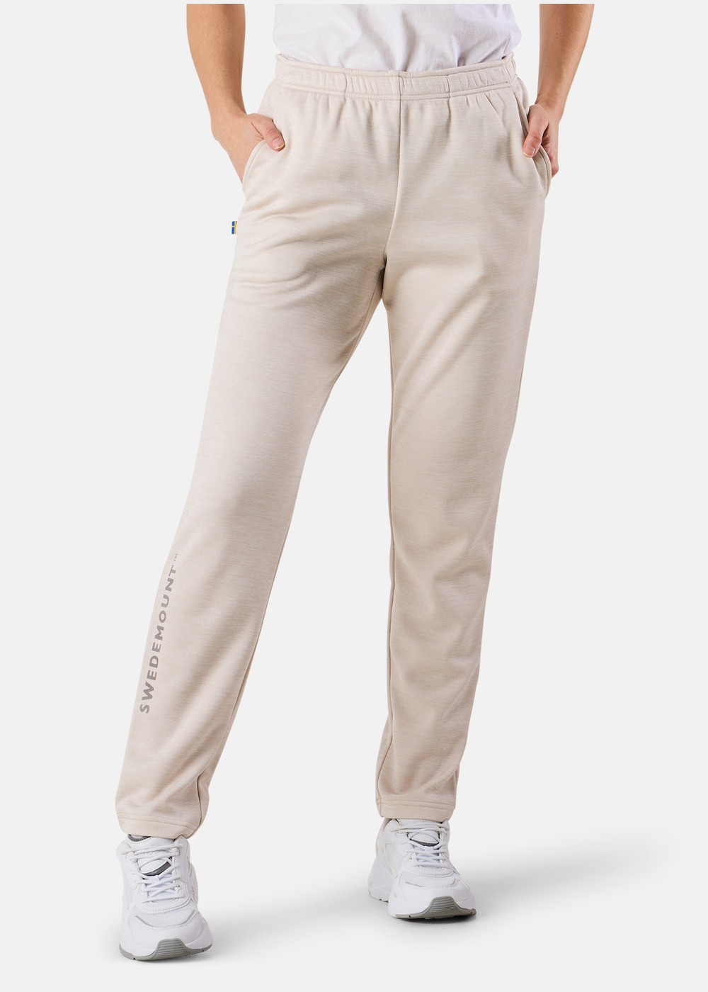 Training Logo Pants W Ii, Beige Melange/Beige, 44, Sweatpants | Dam - Kläder - Byxor - Sweatpants | Padelspecialisterna
