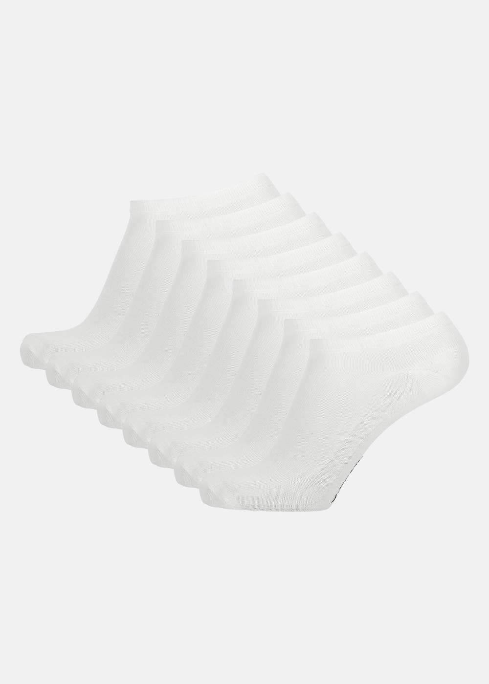 Trainer Ankle Sock 8-Pack, White, 43-46, Bomullsstrumpor | Herr - Kläder - Strumpor - Bomullsstrumpor | Padelspecialisterna