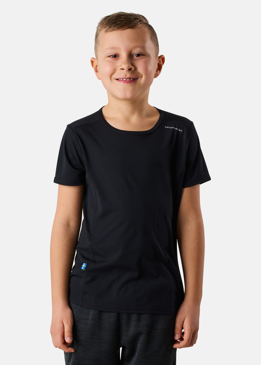 Ultra Light Tee Boy, Black, 160, T-Shirts | Junior - Aktivitet - Outdoorkläder - T-shirts | Padelspecialisterna