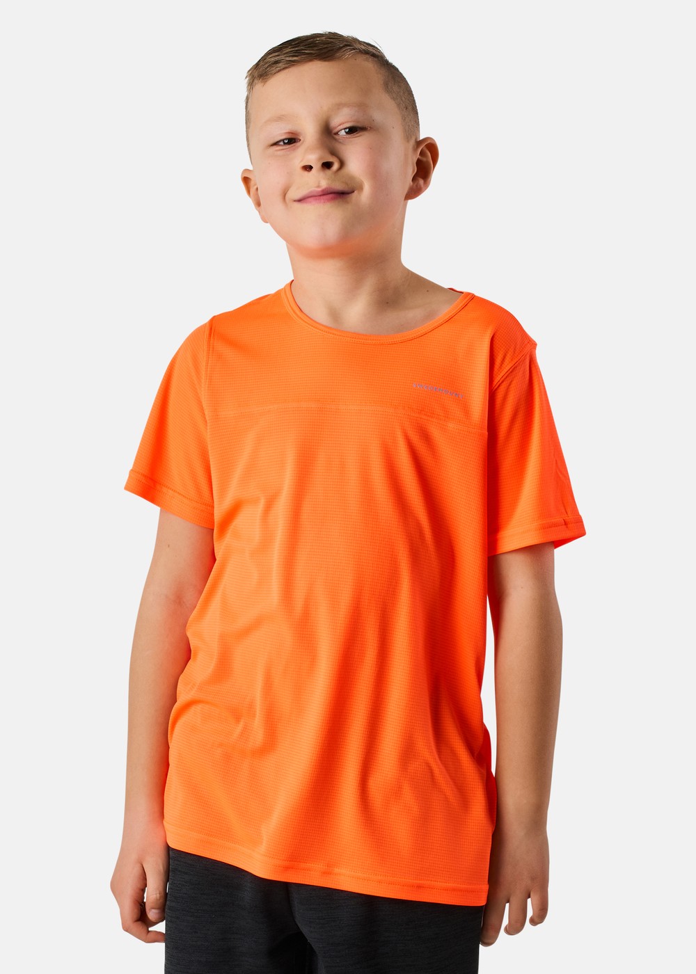 Ultra Light Tee Boy, Orange, 110, T-Shirts | Junior - Aktivitet - Outdoorkläder - T-shirts | Padelspecialisterna