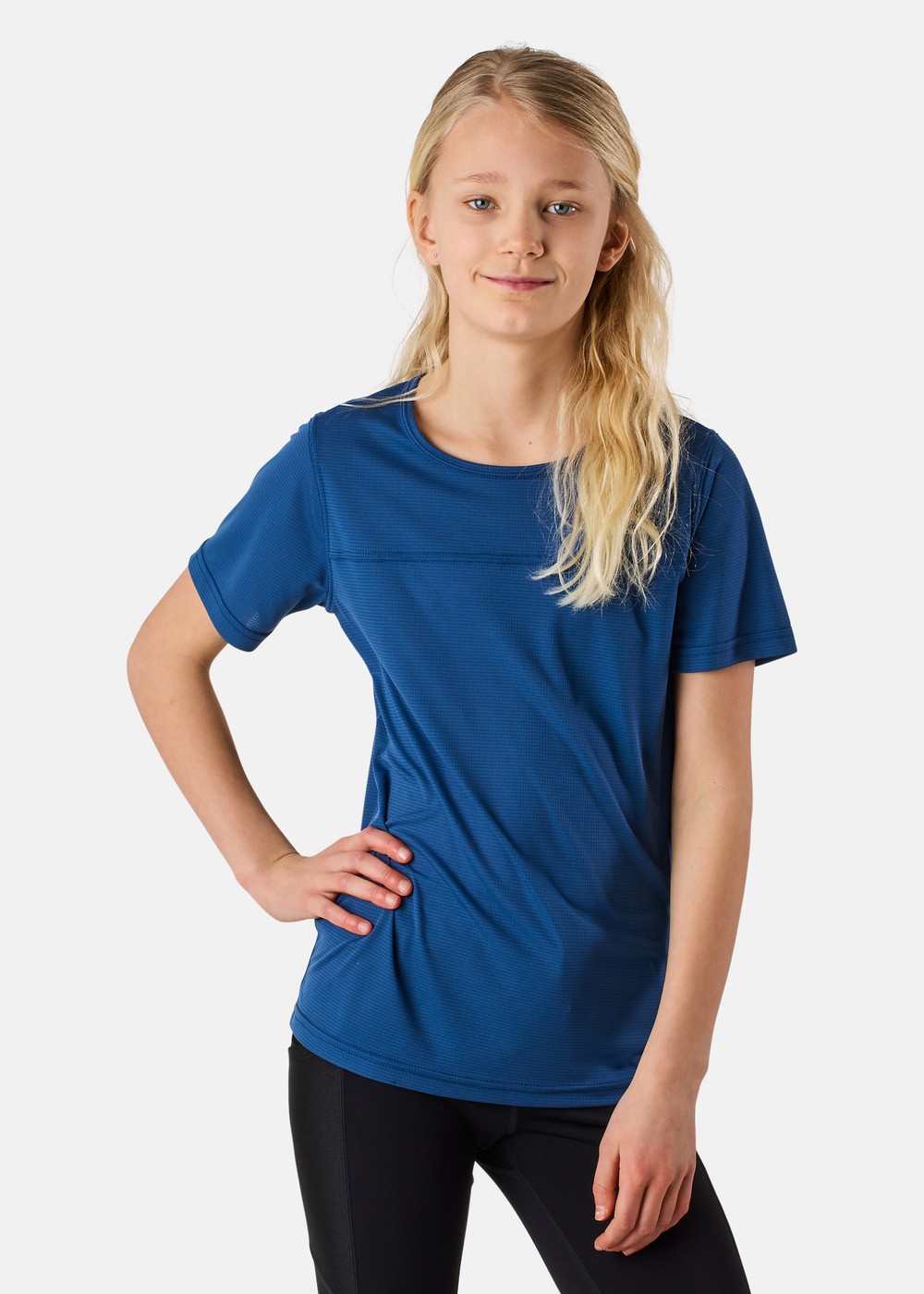 Ultra Light Tee Boy, Denim Blue, 130, T-Shirts | Junior - Aktivitet - Outdoorkläder - T-shirts | Padelspecialisterna