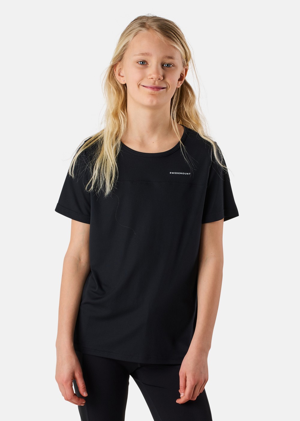 Ultra Light Tee Girl, Black, 130, T-Shirts | Junior - Aktivitet - Outdoorkläder - T-shirts | Padelspecialisterna