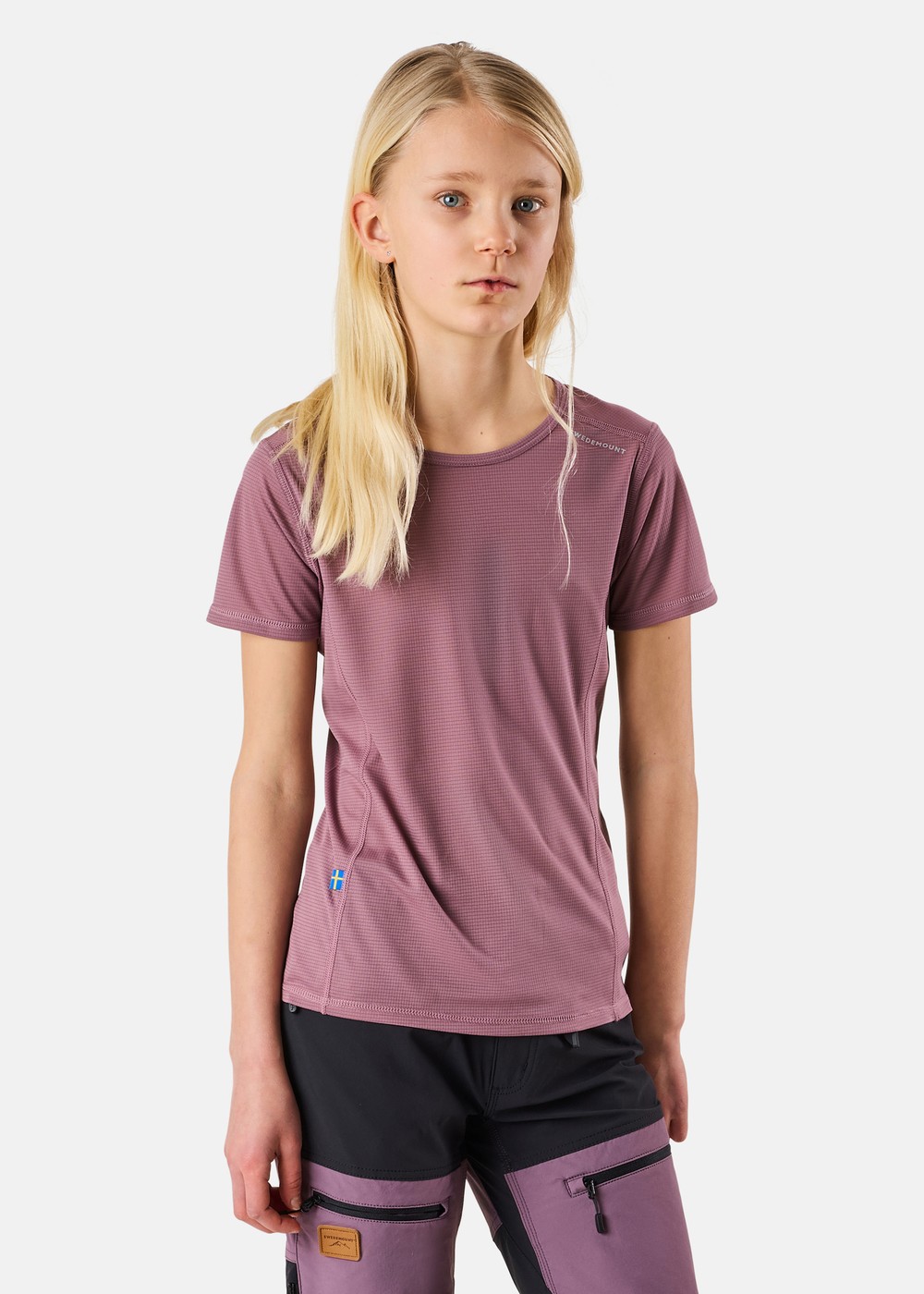 Ultra Light Tee Girl, Dk. Mauve, 150, T-Shirts | Junior - Aktivitet - Outdoorkläder - T-shirts | Padelspecialisterna