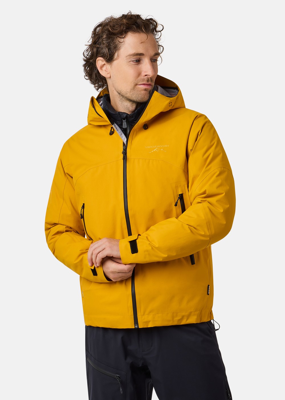 Himalaya Shell Jacket Ii, Mustard Yellow, 3xl, Regnjackor | Herr - Kläder - Regnkläder - Regnjackor | Padelspecialisterna