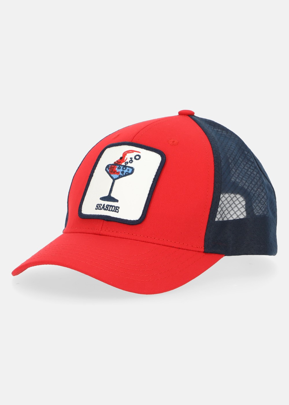Seaside Trucker Cap, Red/Dk.Navy Shrimp, Onesize, Träningstillbehör | Herr - Aktivitet - Träningskläder - Träningstillbehör | Padelspecialisterna