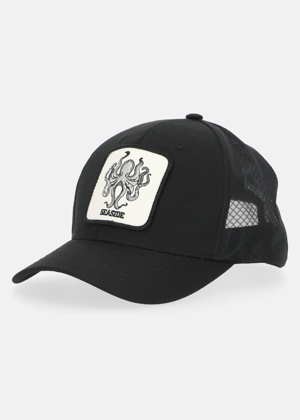 Seaside Trucker Cap, Black Octopus, Onesize, Träningstillbehör | Herr - Aktivitet - Träningskläder - Träningstillbehör | Padelspecialisterna