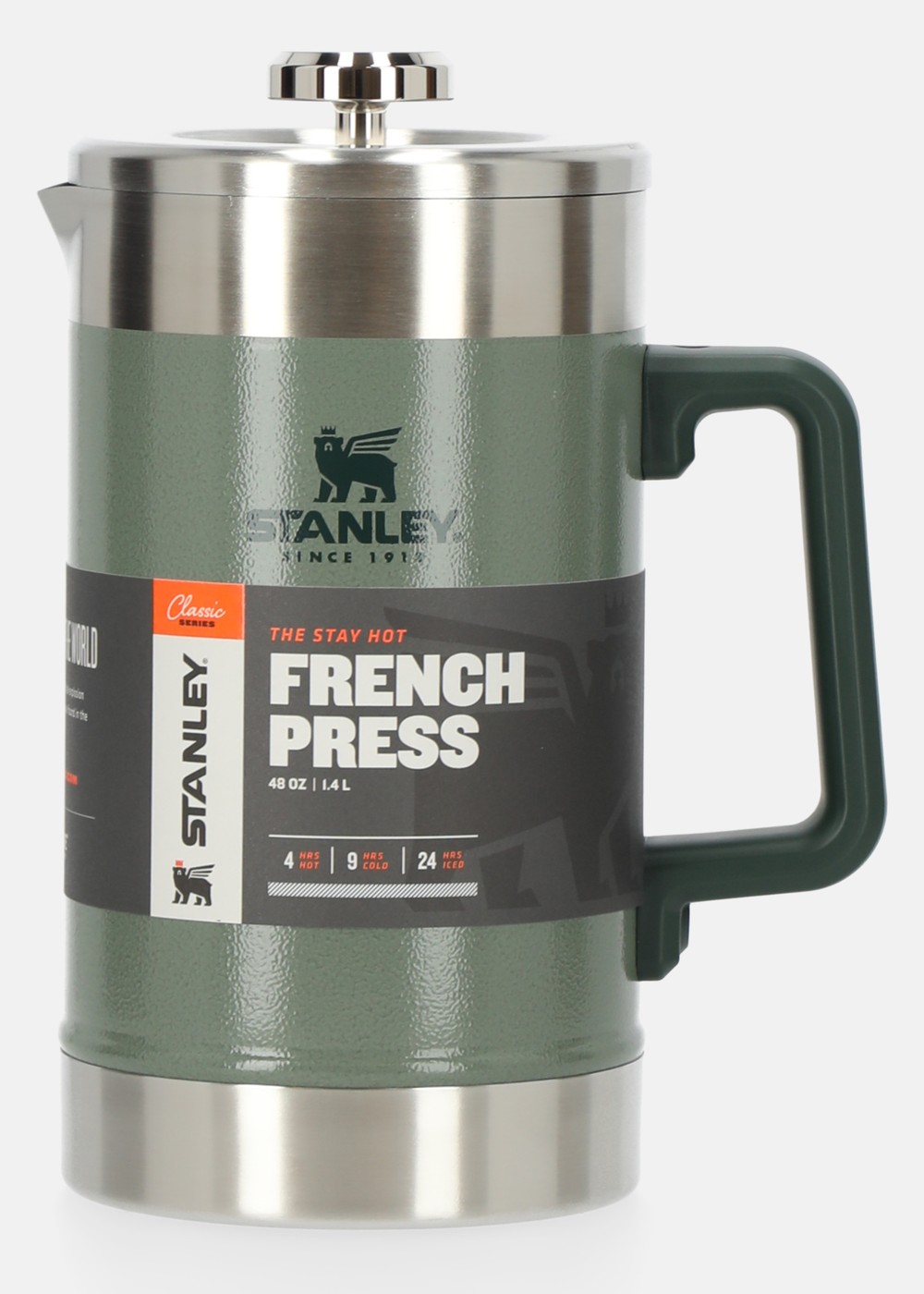 The Stay-Hot French Press 1,4, Hammertone Green, Onesize, Termos Och Flaskor | Sport & aktivitet - Friluftsliv - Camping - Termos och flaskor | Padelspecialisterna