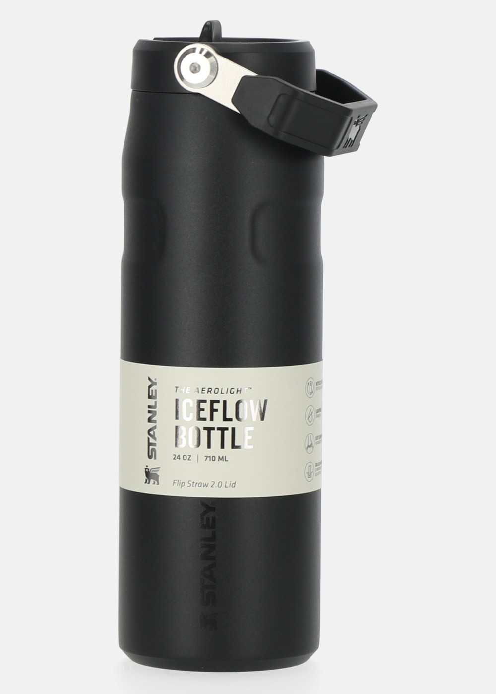 The Iceflow Bottle Flip Straw, Black 2.0, Onesize, Termos Och Flaskor | Sport & aktivitet - Friluftsliv - Camping - Termos och flaskor | Padelspecialisterna