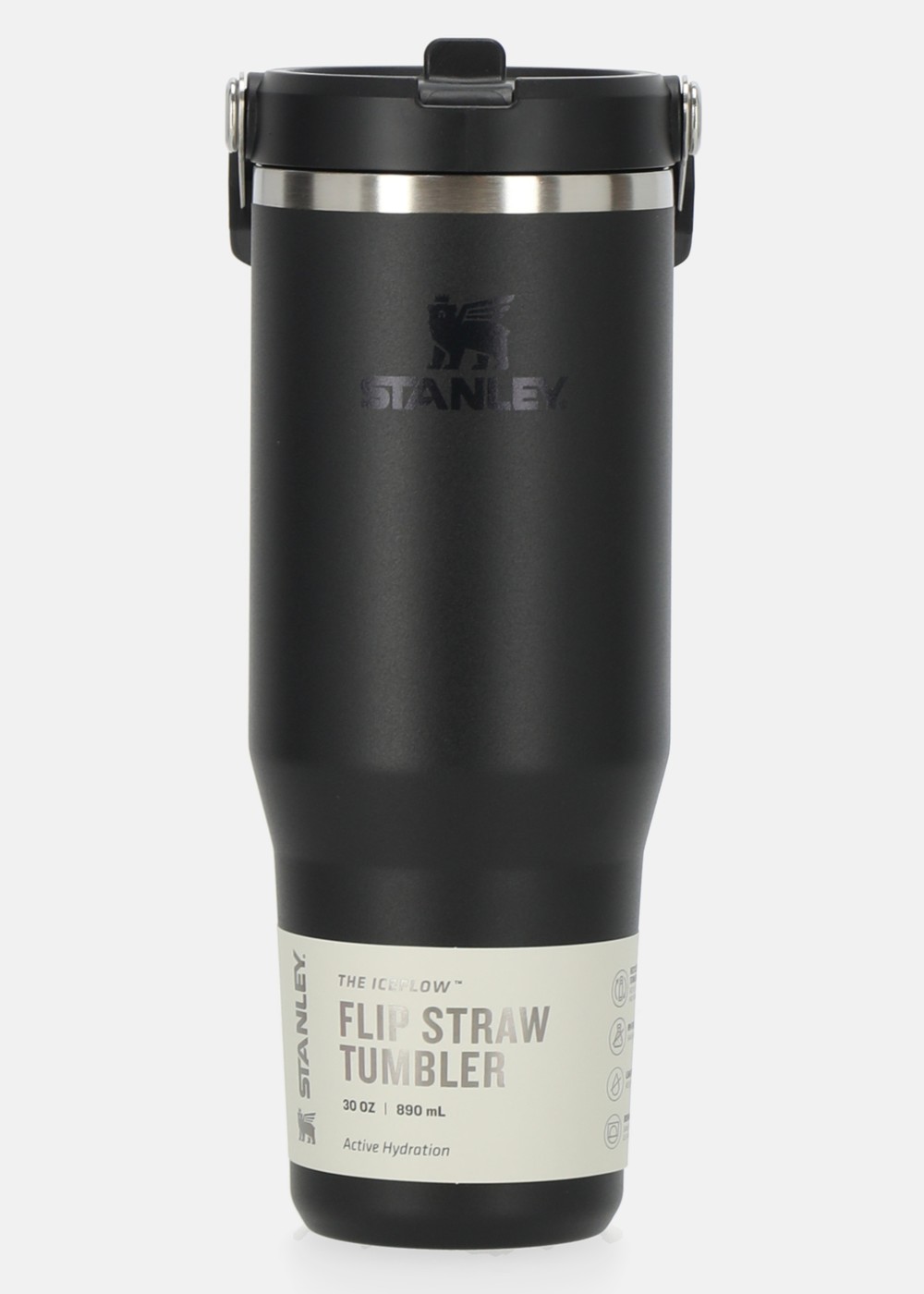 The Iceflow Flip Straw 2.0 Tum, Black 2.0, Onesize, Termos Och Flaskor | Sport & aktivitet - Friluftsliv - Camping - Termos och flaskor | Padelspecialisterna