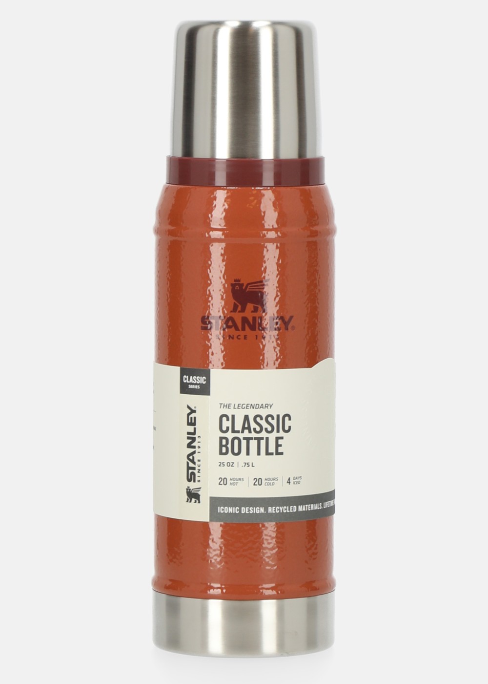 The Legendary Classic Bottle 0, Hammertone Clay, Onesize, Termos Och Flaskor | Sport & aktivitet - Friluftsliv - Camping - Termos och flaskor | Padelspecialisterna