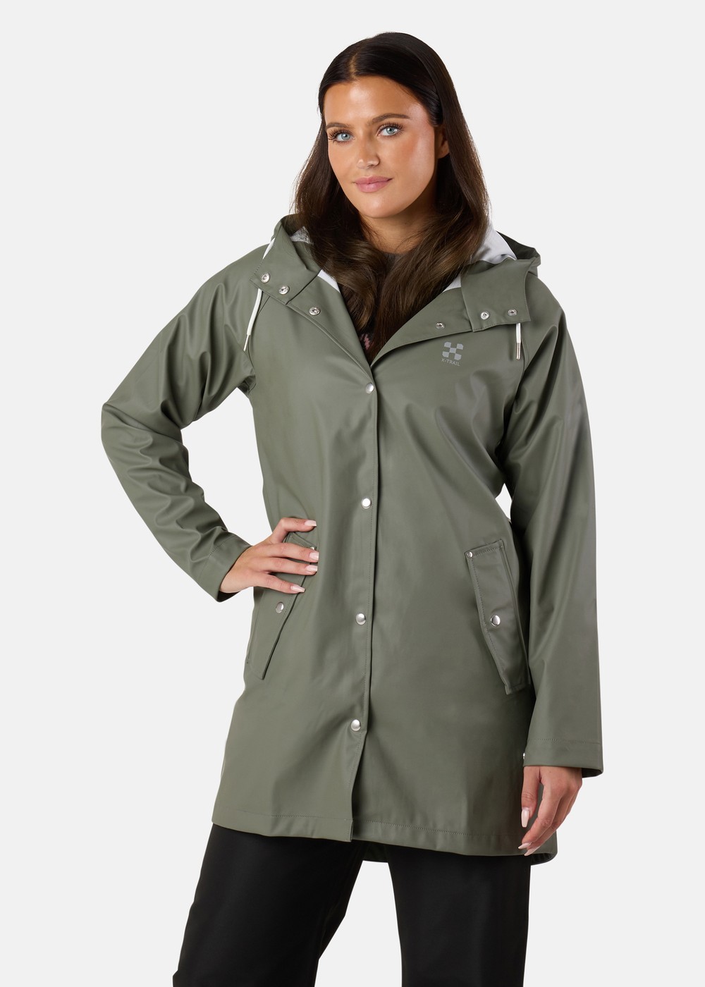 Rain Coat W, Dusty Olive, 34, Vårjackor | Dam - Kläder - Jackor - Vårjackor | Padelspecialisterna