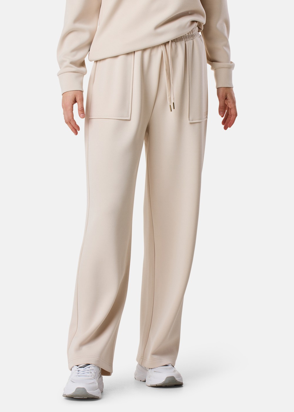 Lounge Relax Loose Fit Pants W, Lt Beige, 38, Sweatpants | Dam - Aktivitet - Träningskläder - Sweatpants | Padelspecialisterna