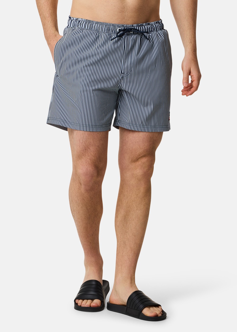 Pacific Stretch Beach Shorts, Navy Stripe, M, Badkläder | Sport & aktivitet - Sommar & Hav - Bad - Badkläder | Padelspecialisterna
