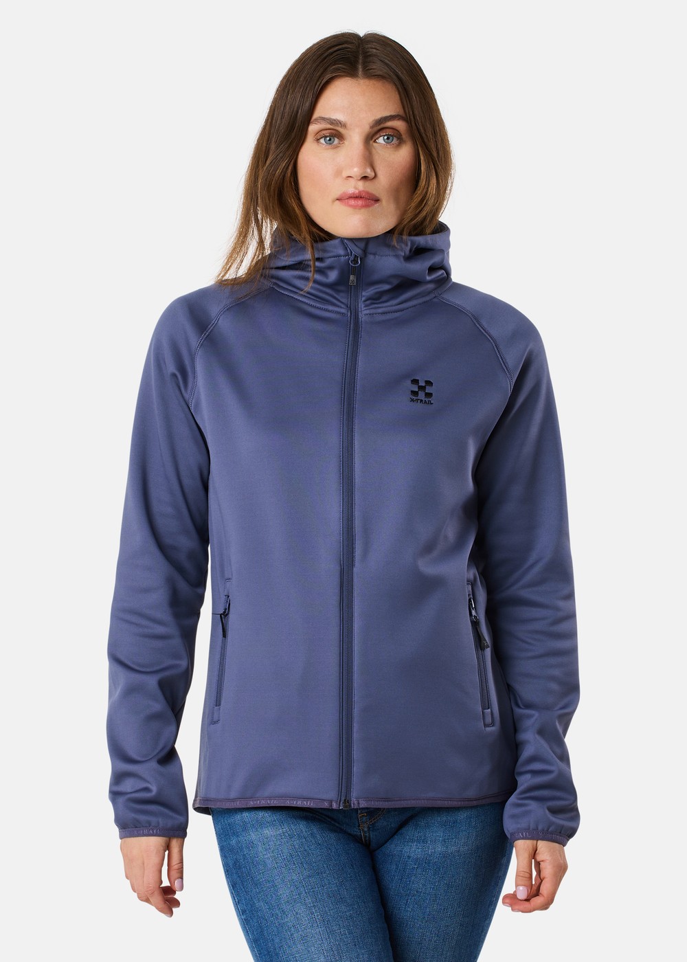 Colorado Stretch Zip Hood W Ii, Dusty Blue, 34, Fleecetröjor | Dam - Kläder - Tröjor - Fleecetröjor | Padelspecialisterna