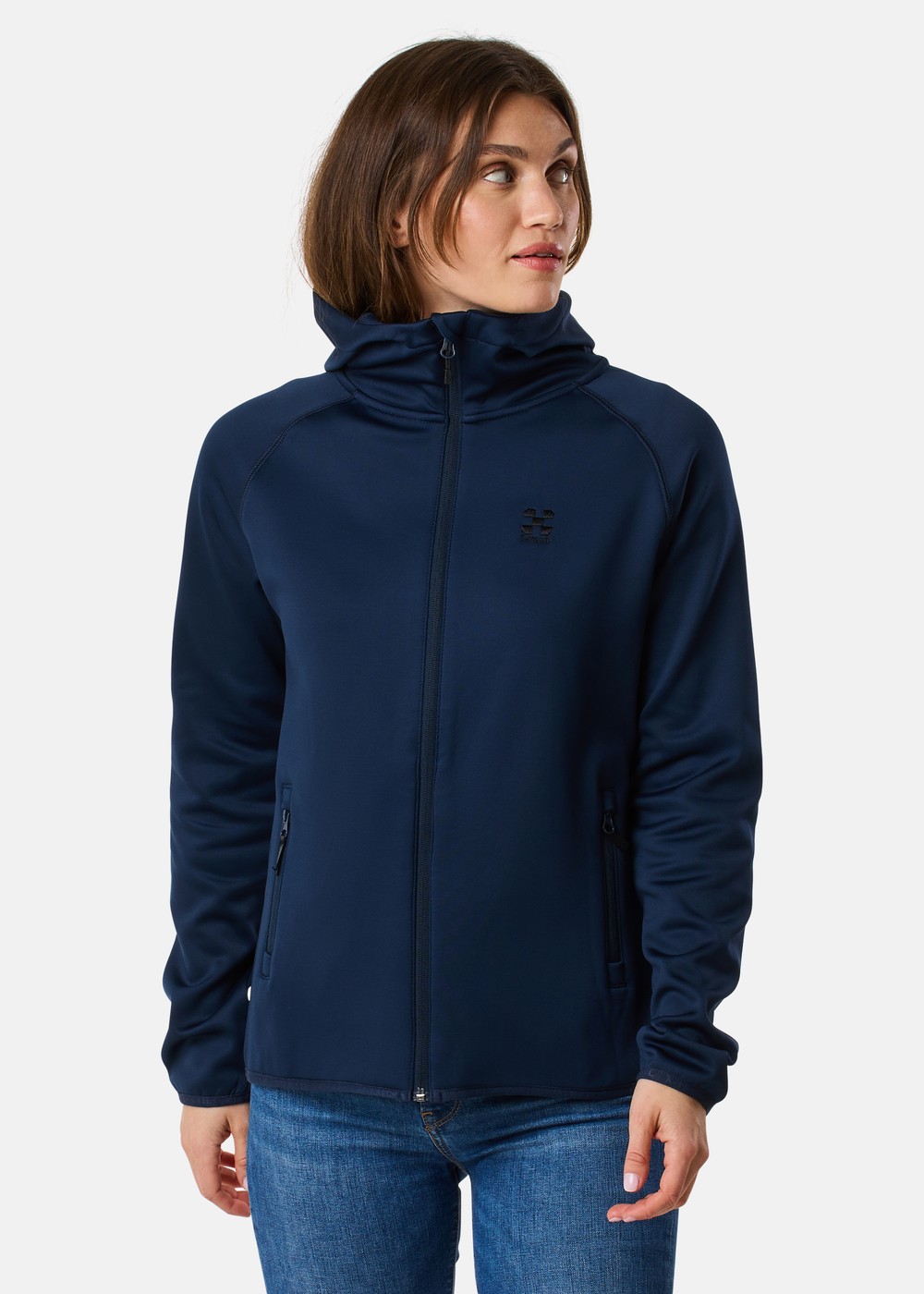 Colorado Stretch Zip Hood W Ii, Dk. Navy, 36, Fleecetröjor | Dam - Kläder - Tröjor - Fleecetröjor | Padelspecialisterna