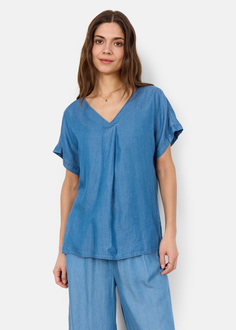 Sc-Liv 55, Medium Blue, 2xl, Kortärmade Skjortor | Mode - Skjortor - Kortärmade skjortor | Padelspecialisterna