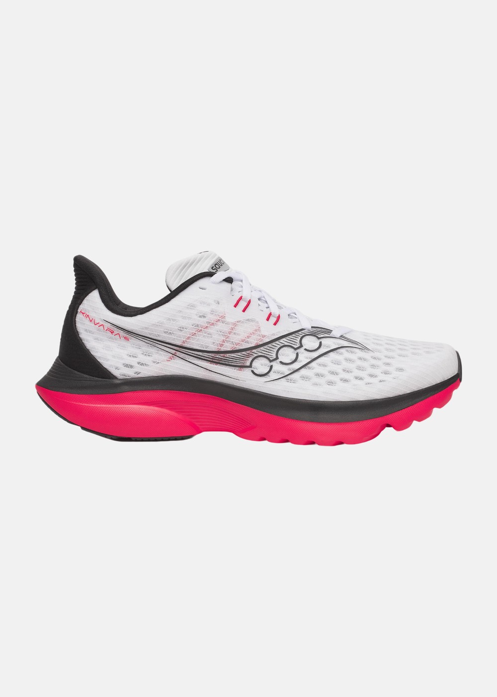 KINVARA 16, WHITE/RED, 44 (US 10), Löparskor | Sport & aktivitet - Sporter - Löpning - Löparskor | Padelspecialisterna