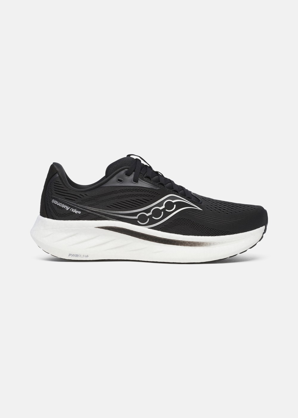 RIDE 18, BLACK/WHITE, 46 (US 11.5), Neutrala löparskor | Skor - Träningsskor - Löparskor - Neutrala löparskor | Padelspecialisterna