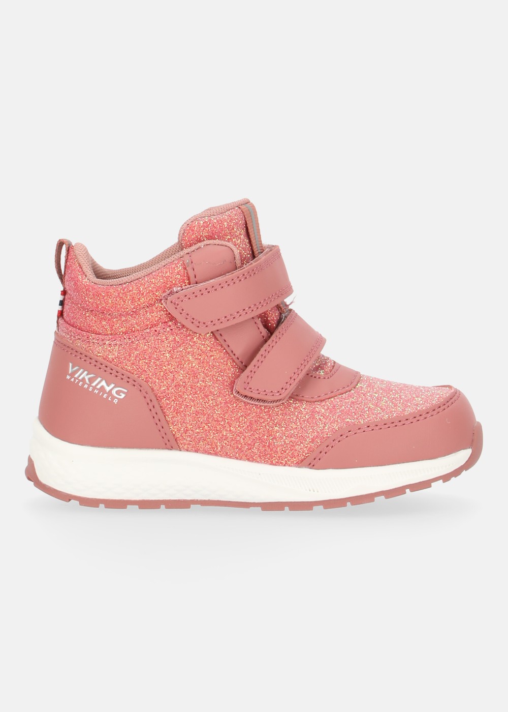 Bouncy Glitter Mid Wp 2v, Pink, 31, Sneakers | Junior - Skor - Sneakers | Padelspecialisterna
