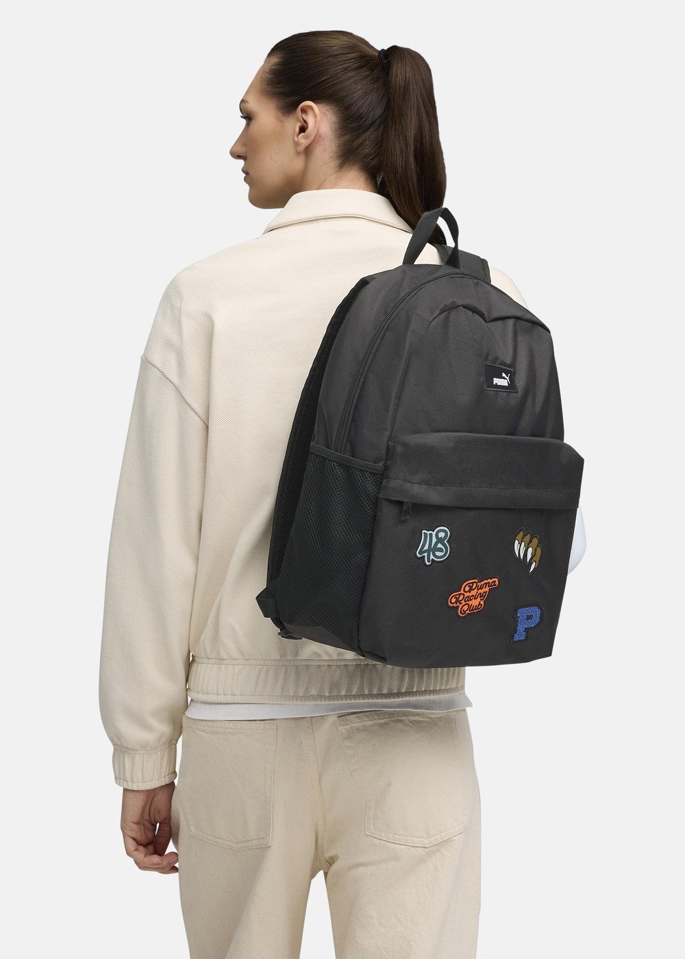Puma Phase Patch Backpack, Puma Black, Onesize, Dam | Dam | Padelspecialisterna