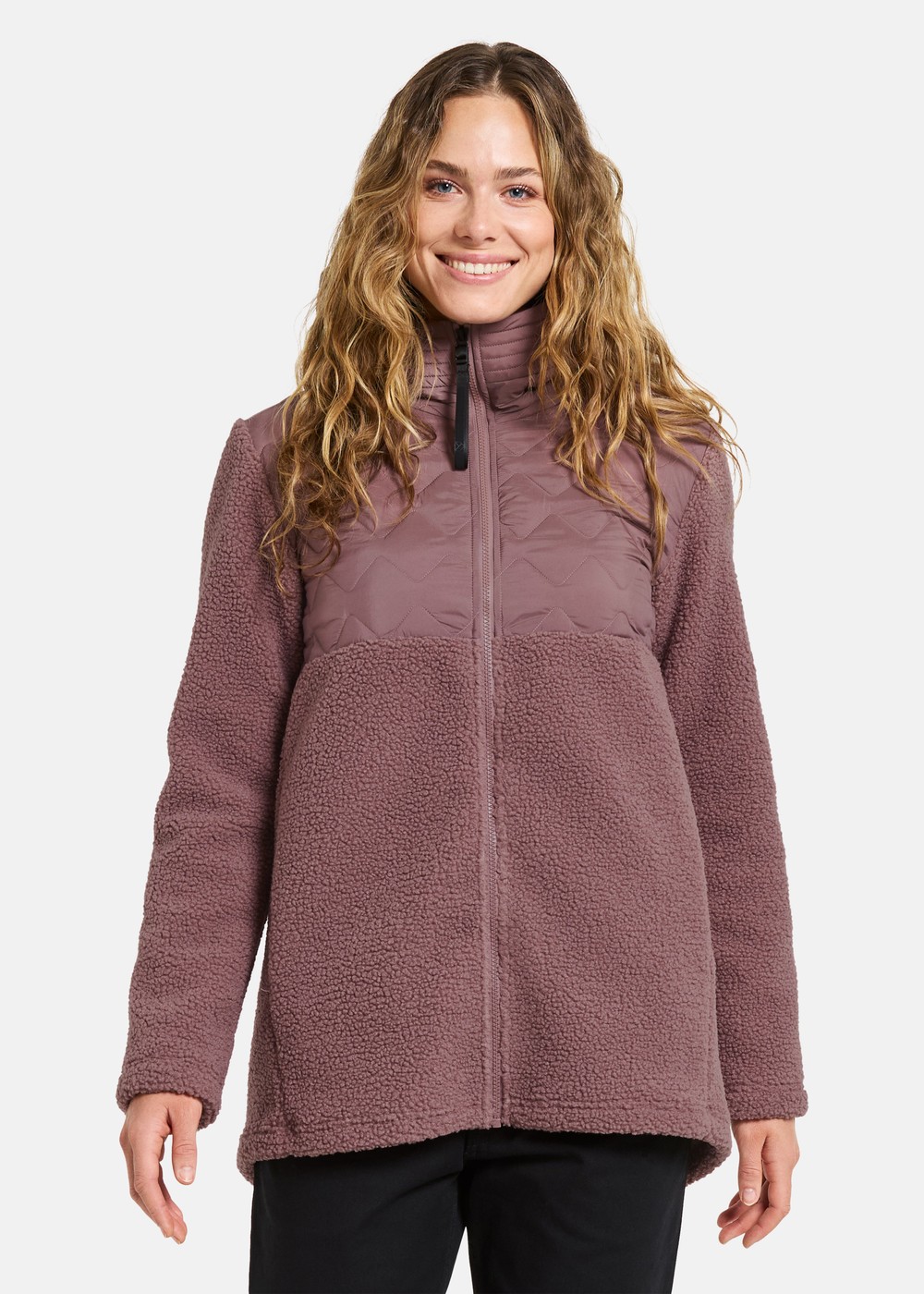 BIBI WNS FULLZIP 2, Faded Wine, 38, Tröjor | Dam - Aktivitet - Outdoorkläder - Tröjor | Padelspecialisterna