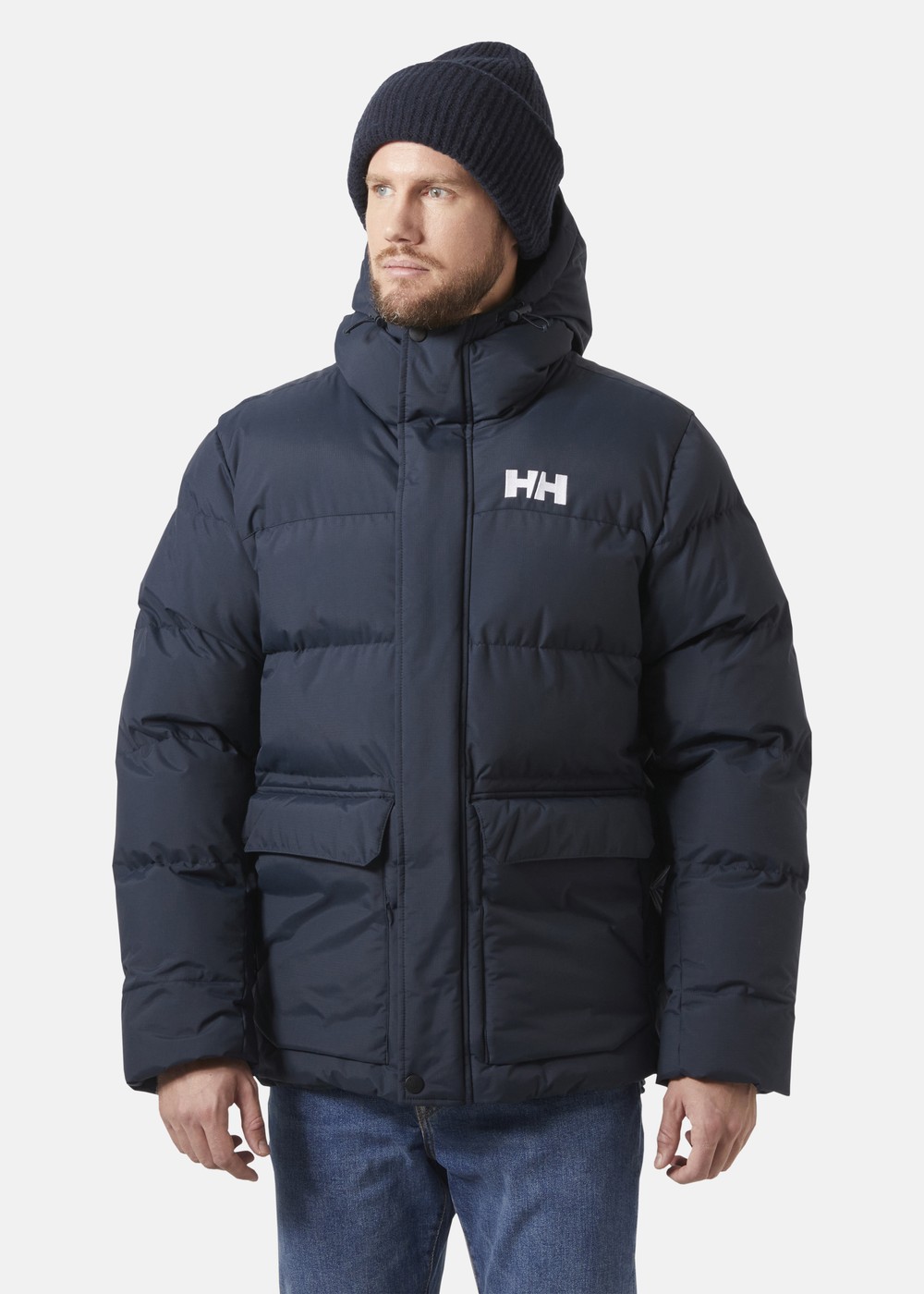 NORDIC PUFFY JACKET, NAVY, XL, Höstjackor | Herr - Kläder - Jackor - Höstjackor | Padelspecialisterna