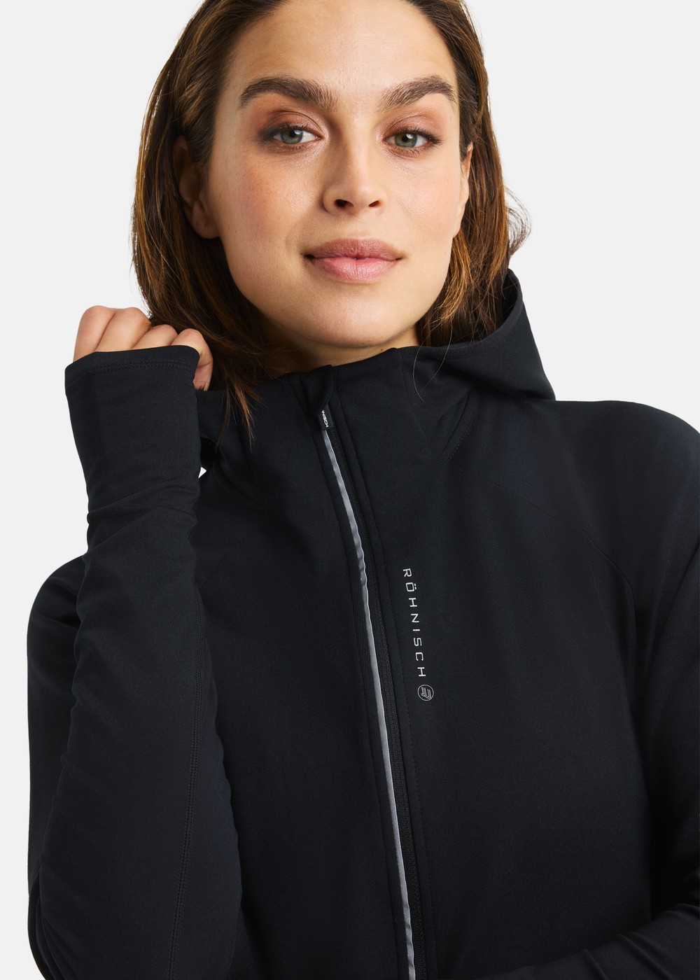 Insulate Thermo Hood Fullzip, BLACK, XL, Fleecetröjor | Dam - Kläder - Tröjor - Fleecetröjor | Padelspecialisterna