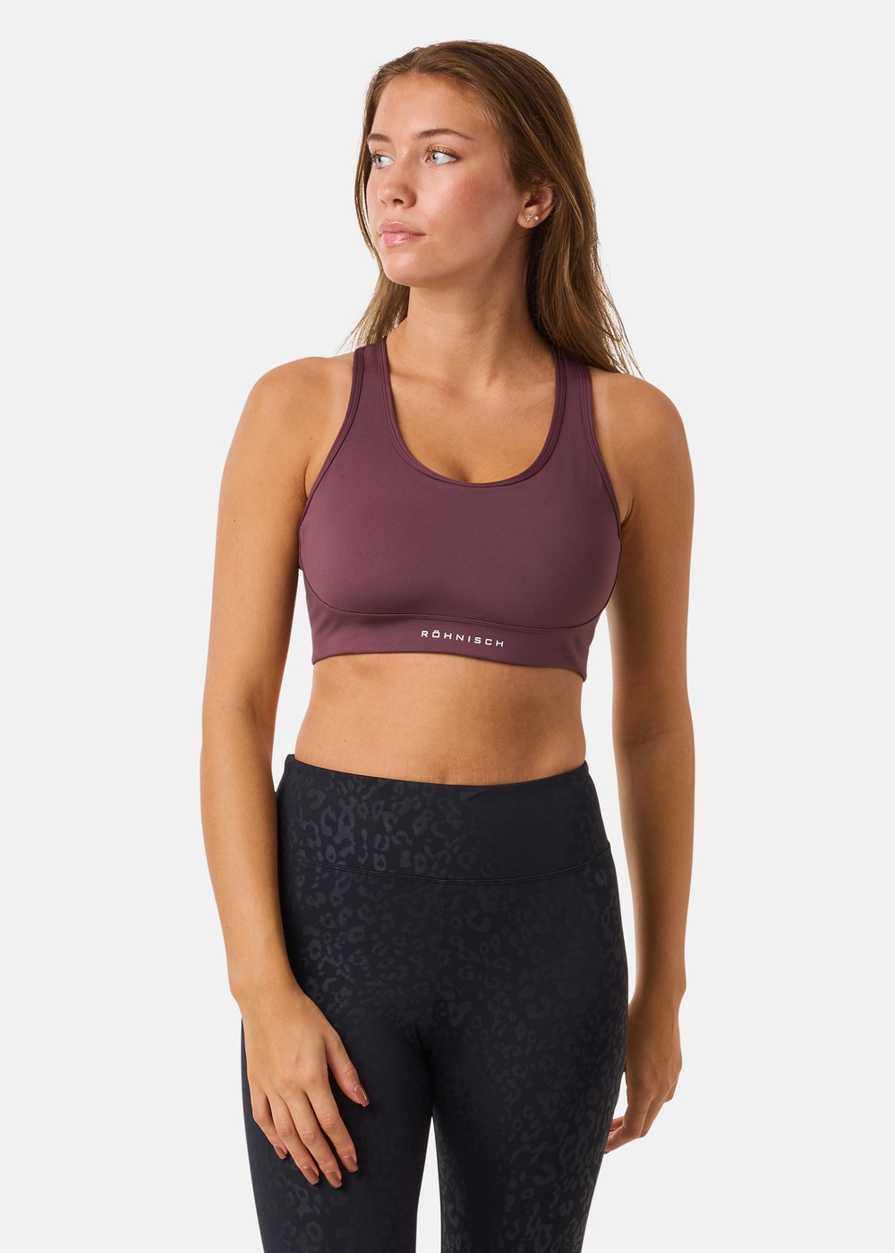 Flattering Mesh Sportsbra, Huckleberry, Xl, Sport-Bh | Dam - Aktivitet - Löparkläder - Sport-BH | Padelspecialisterna