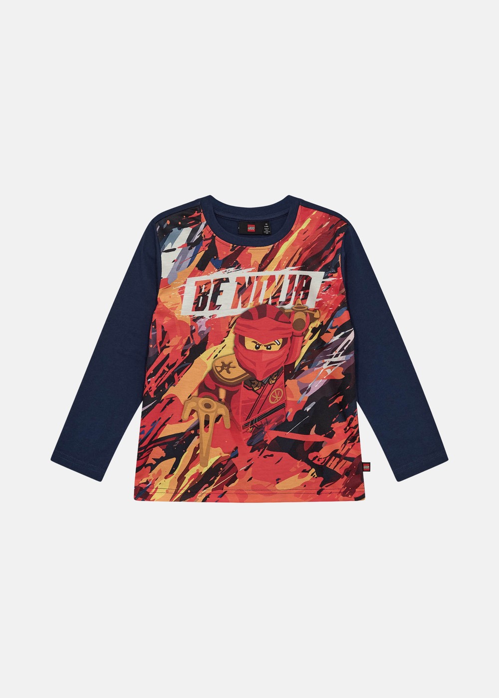 LWTAFFY 702 - T-SHIRT L/S, DARK NAVY, 122, T-shirts | Junior - Kläder - T-shirts | Padelspecialisterna